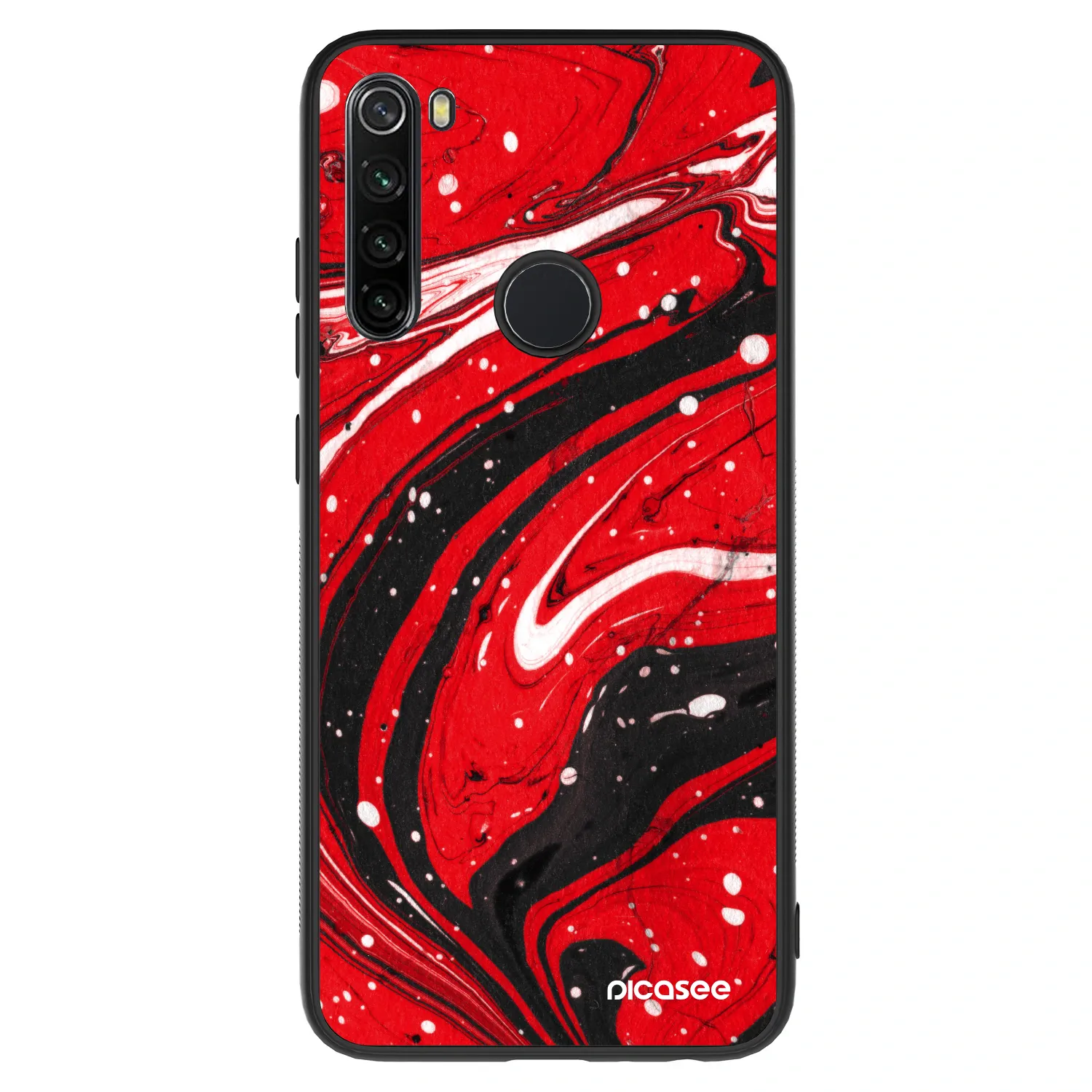 Picasee ULTIMATE CASE για Xiaomi Redmi Note 8 - Red black