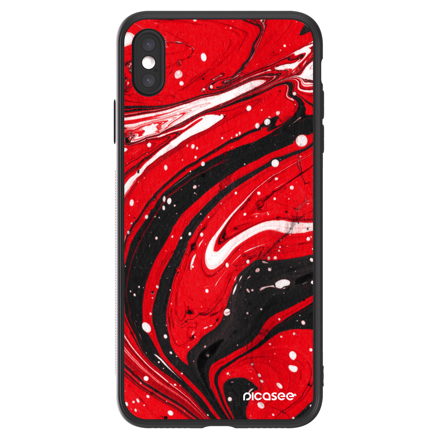 Picasee ULTIMATE CASE για Apple iPhone XS Max - Red black