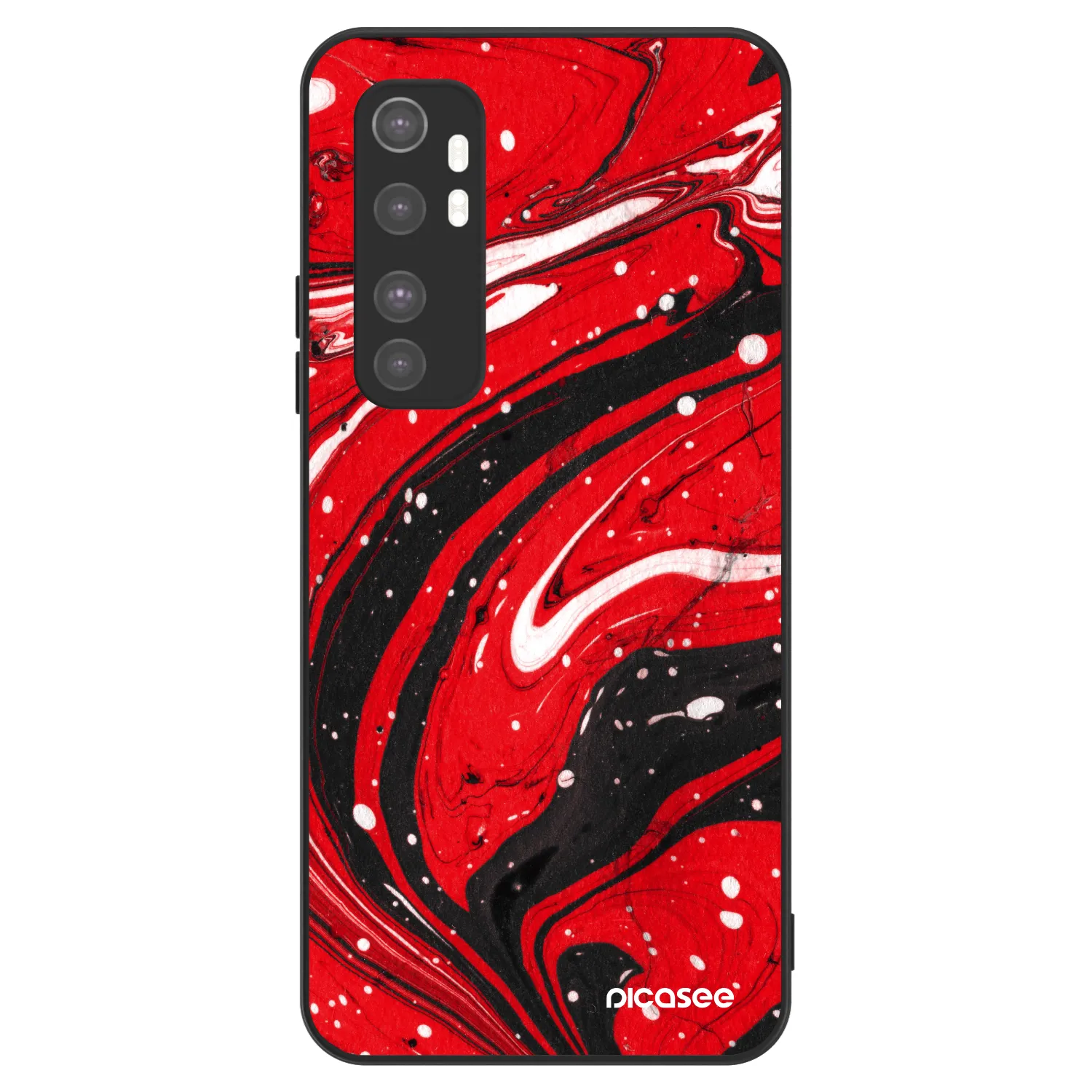 Picasee ULTIMATE CASE για Xiaomi Mi Note 10 Lite - Red black