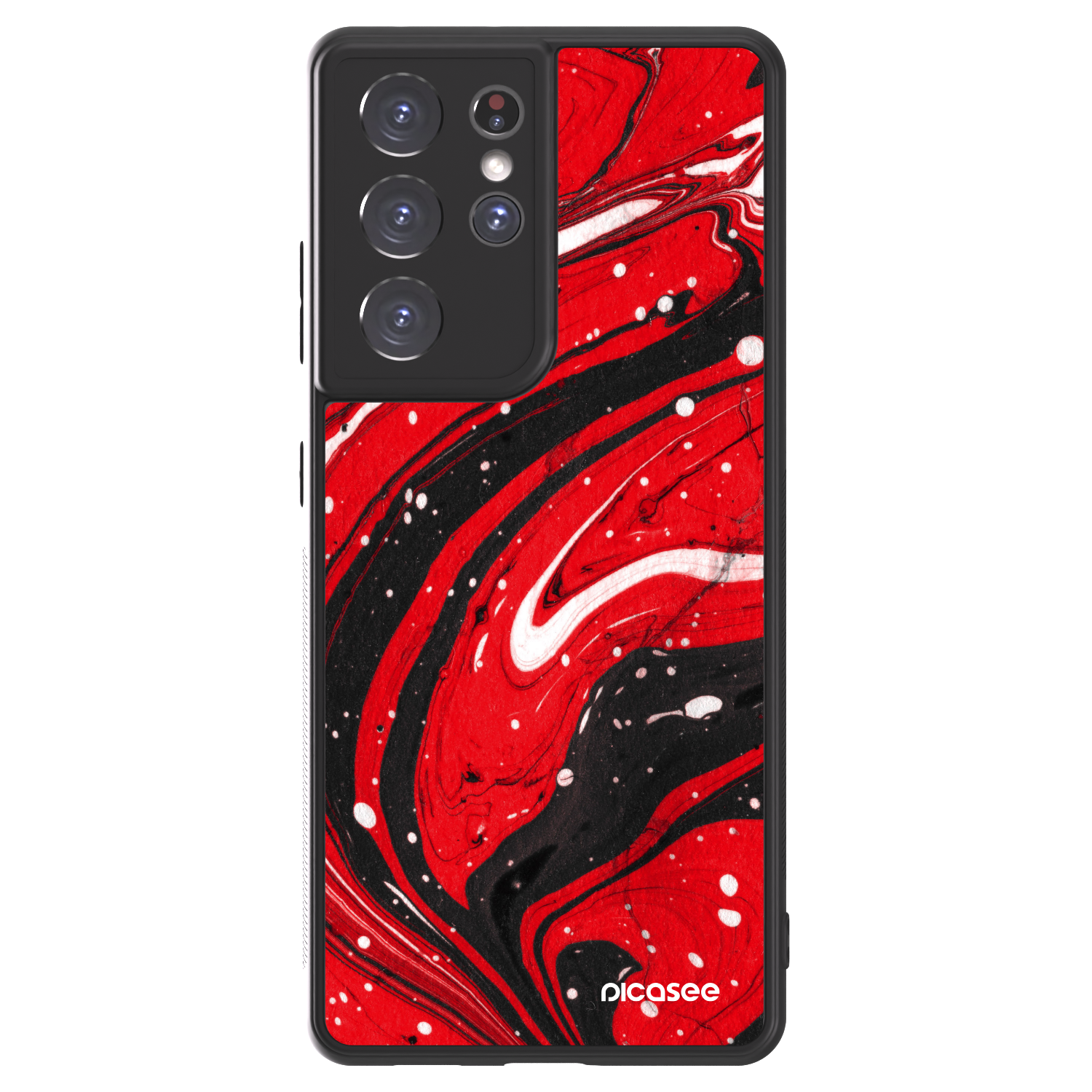 Picasee ULTIMATE CASE για Samsung Galaxy S21 Ultra 5G G998B - Red black