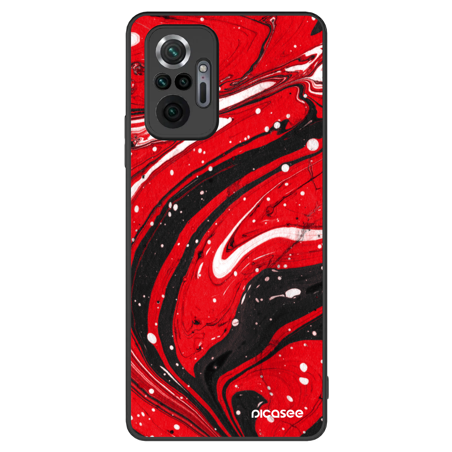 Picasee ULTIMATE CASE για Xiaomi Redmi Note 10 Pro - Red black