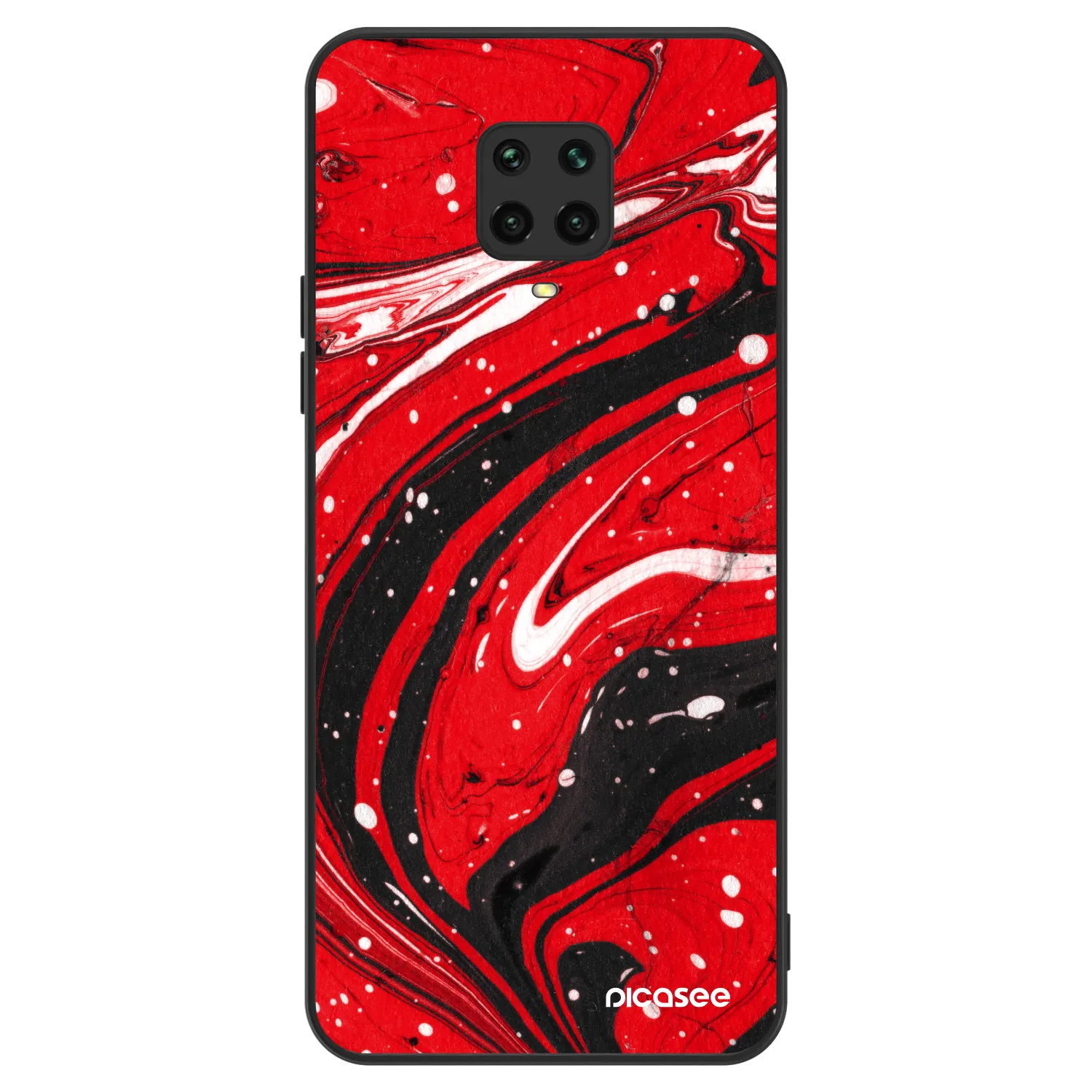 Picasee ULTIMATE CASE για Xiaomi Redmi Note 9S - Red black