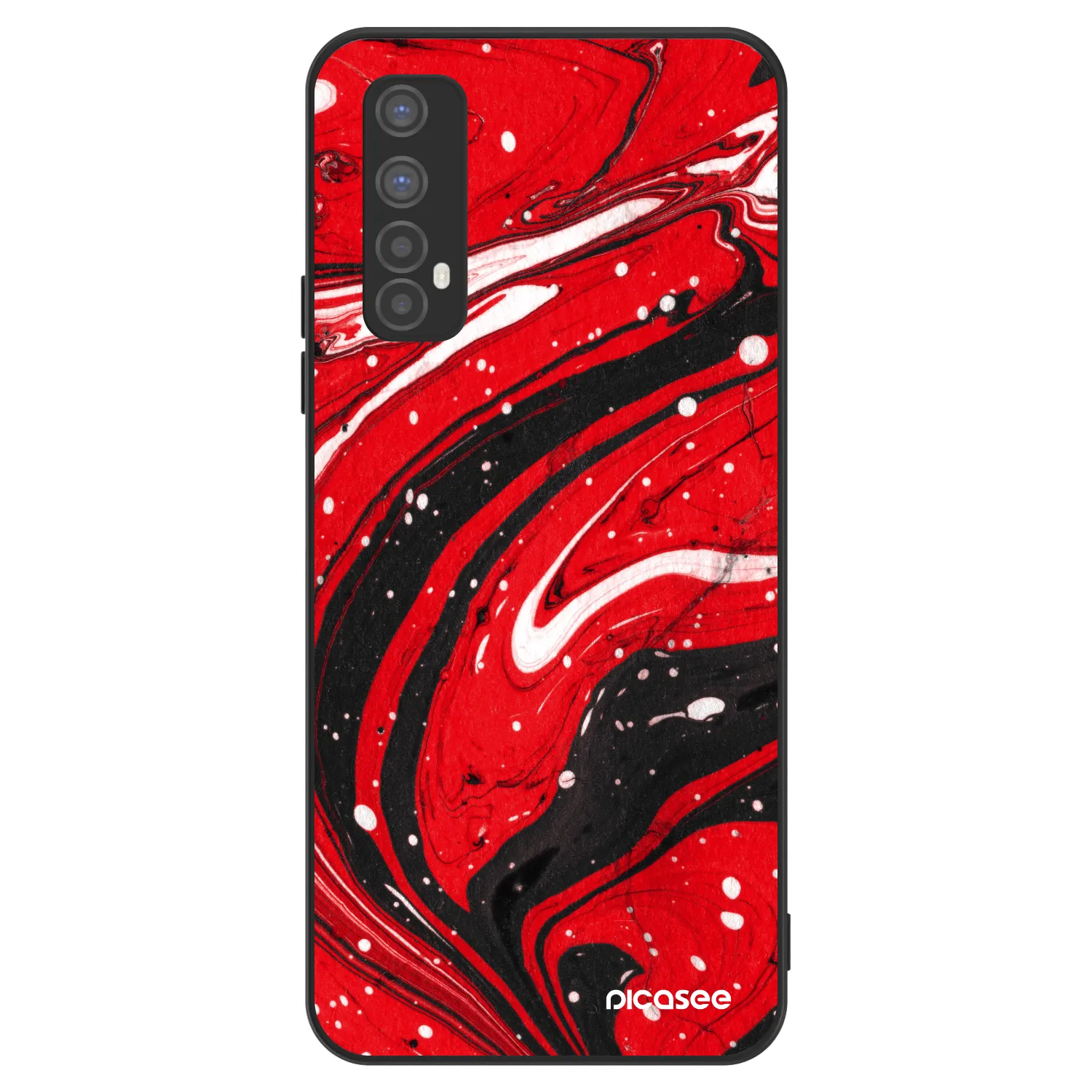 Picasee ULTIMATE CASE για Realme 7 - Red black