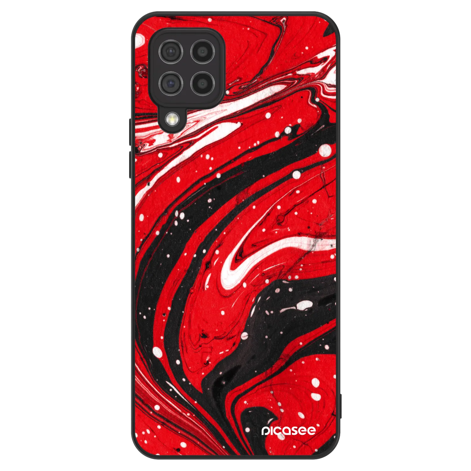 Picasee ULTIMATE CASE για Samsung Galaxy A22 A225F 4G - Red black