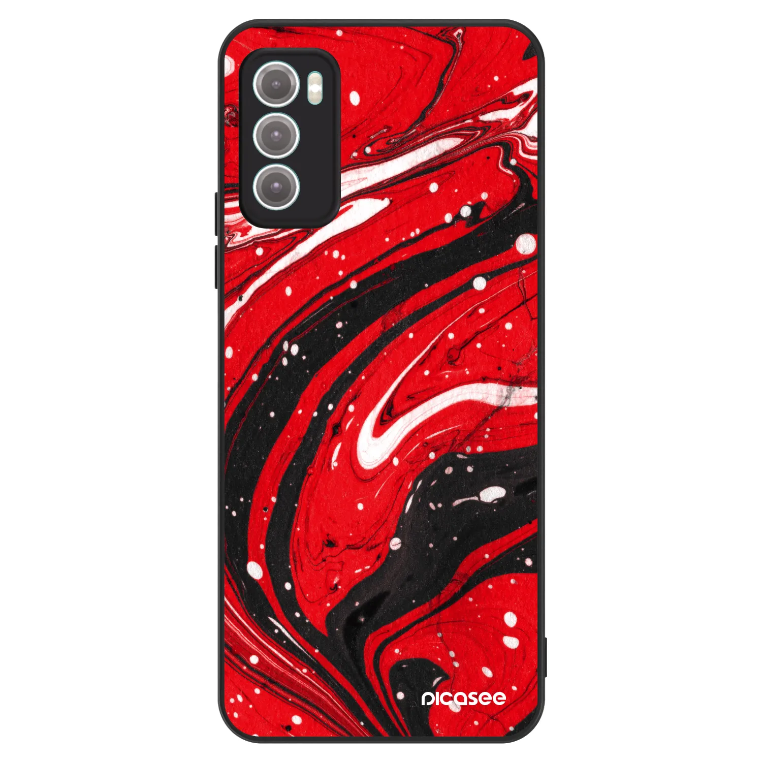 Picasee ULTIMATE CASE για Motorola Moto G60 - Red black