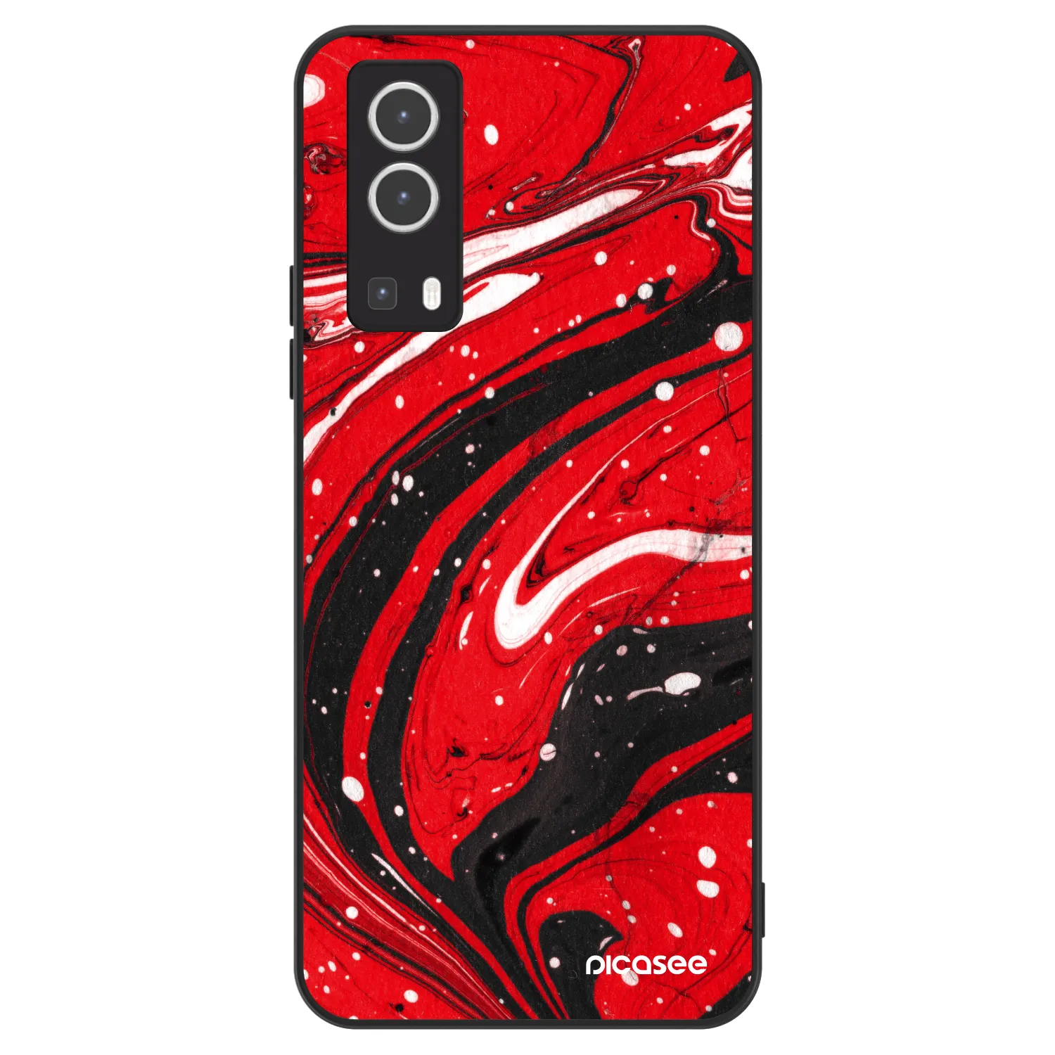 Picasee ULTIMATE CASE για Vivo Y72 5G - Red black