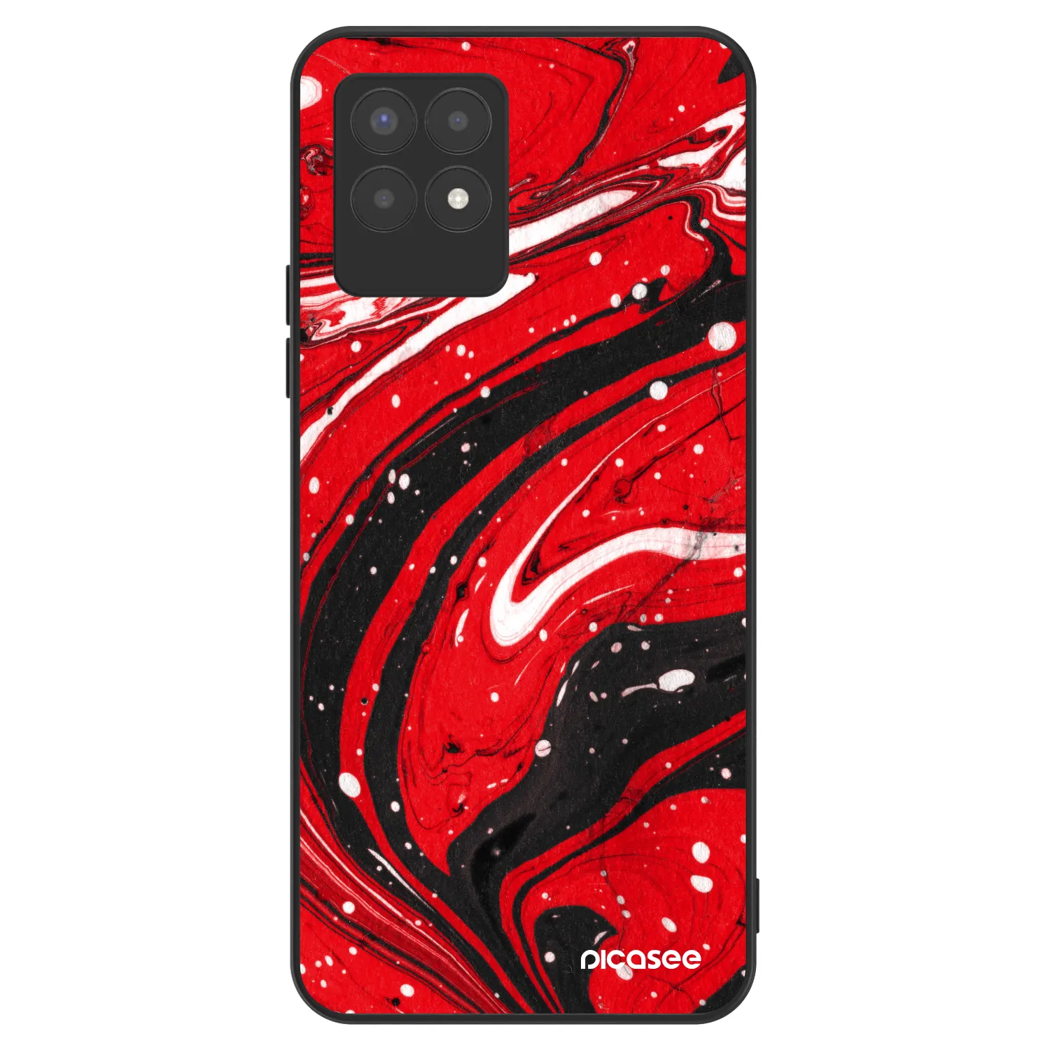 Picasee ULTIMATE CASE για Realme 8i - Red black