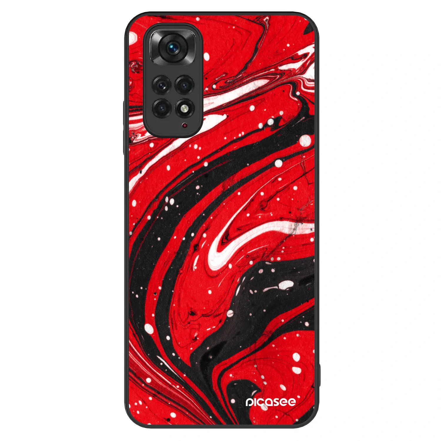 Picasee ULTIMATE CASE για Xiaomi Redmi Note 11 - Red black