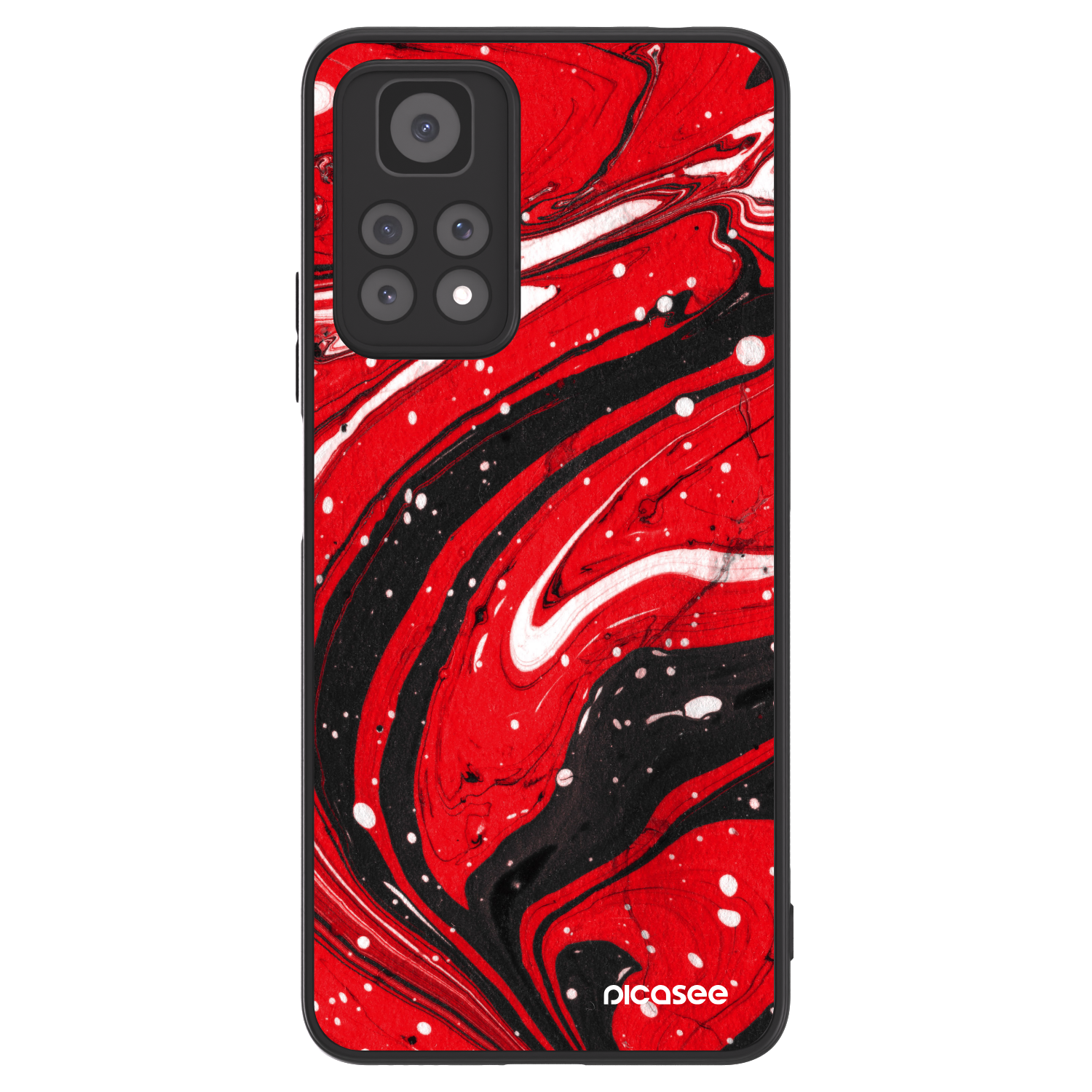 Picasee ULTIMATE CASE για Xiaomi Redmi Note 11 Pro 5G - Red black