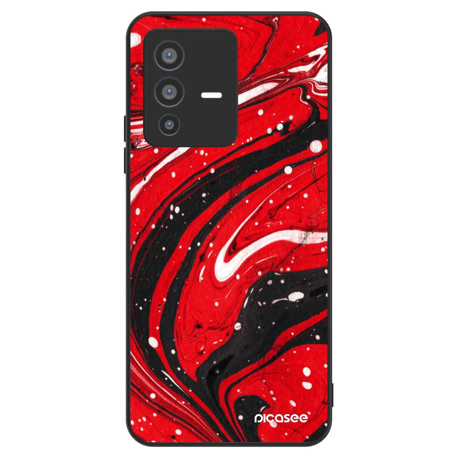 Picasee ULTIMATE CASE για Vivo V23 5G - Red black