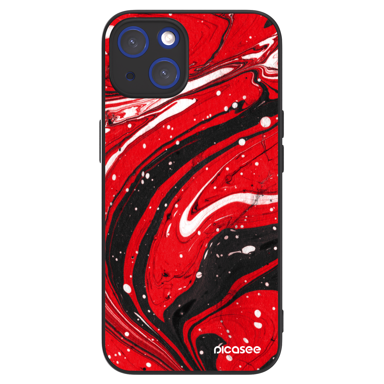 Picasee ULTIMATE CASE για Apple iPhone 14 - Red black