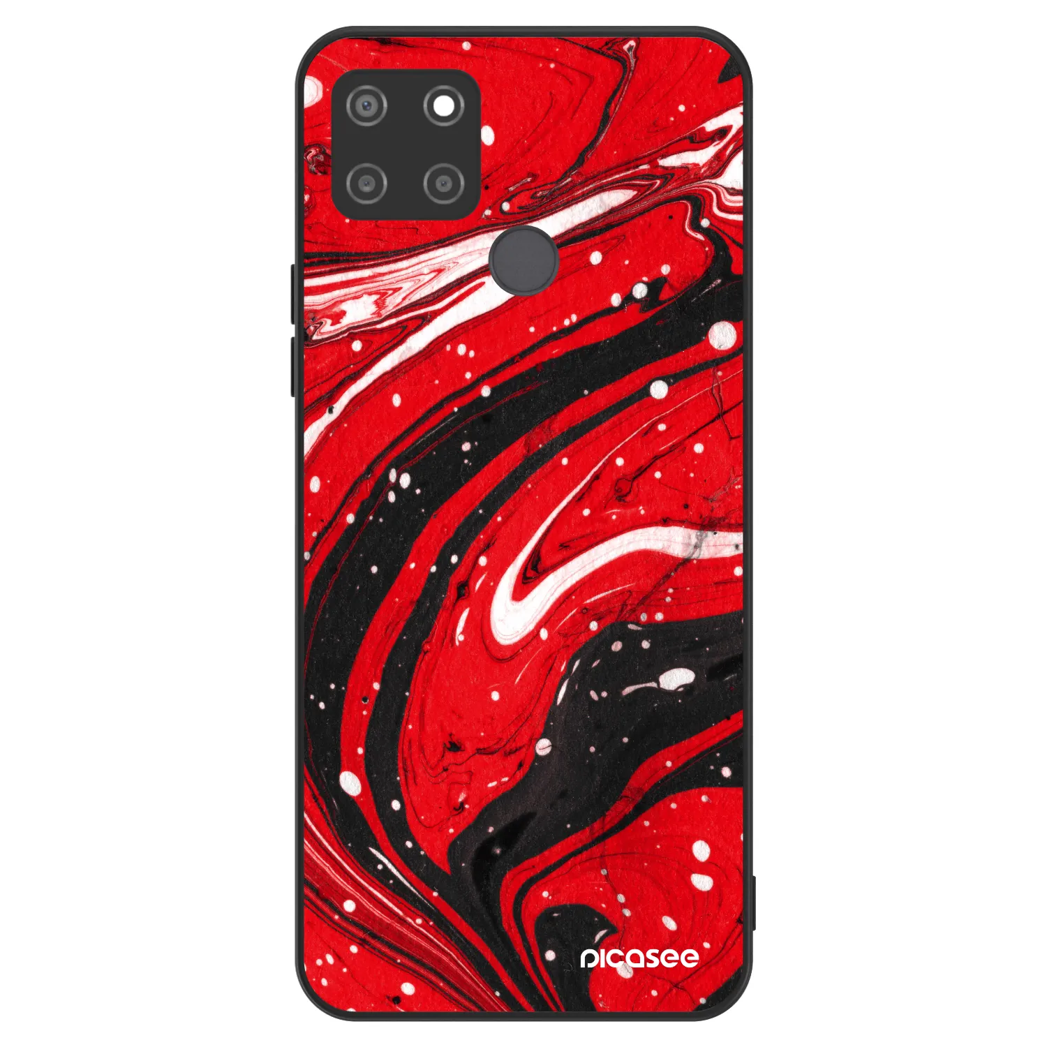 Picasee ULTIMATE CASE για Realme C21Y - Red black