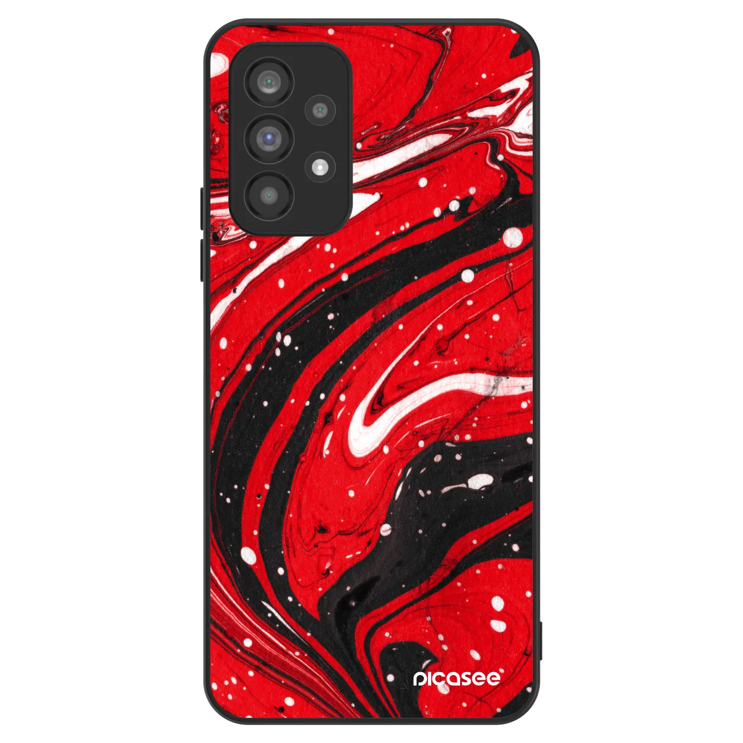 Picasee ULTIMATE CASE για Samsung Galaxy A73 5G - Red black