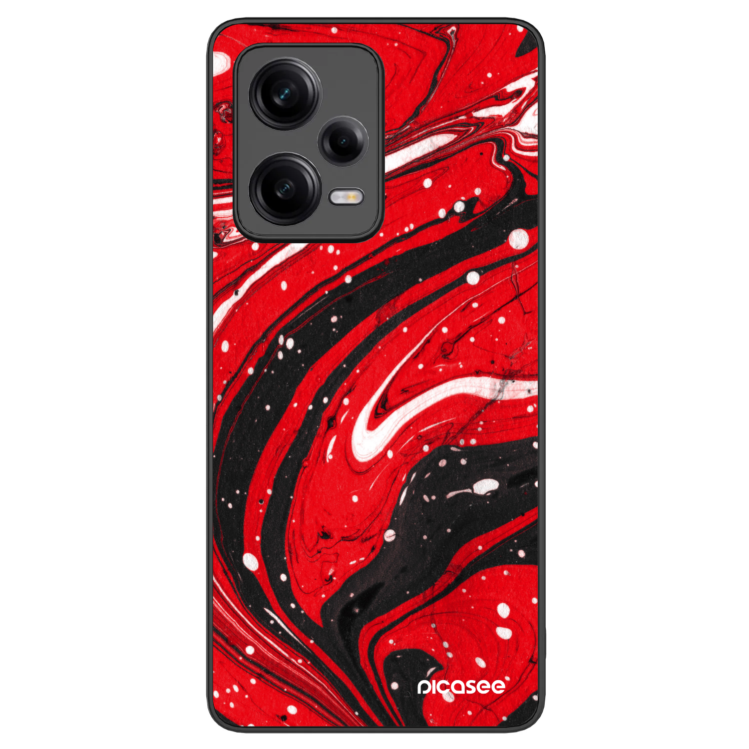 Picasee ULTIMATE CASE για Xiaomi Redmi Note 12 Pro 5G - Red black