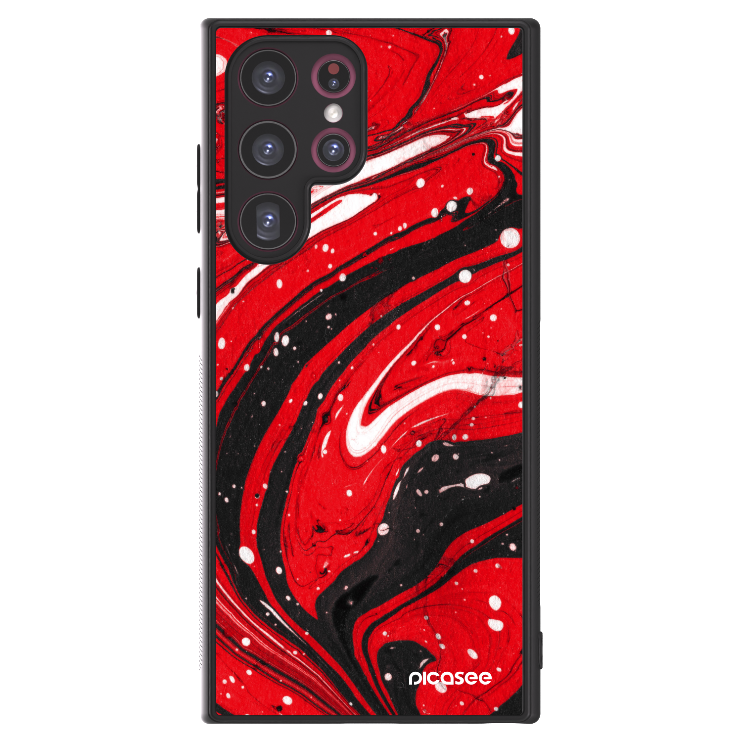 Picasee ULTIMATE CASE PowerShare για Samsung Galaxy S22 Ultra 5G - Red black