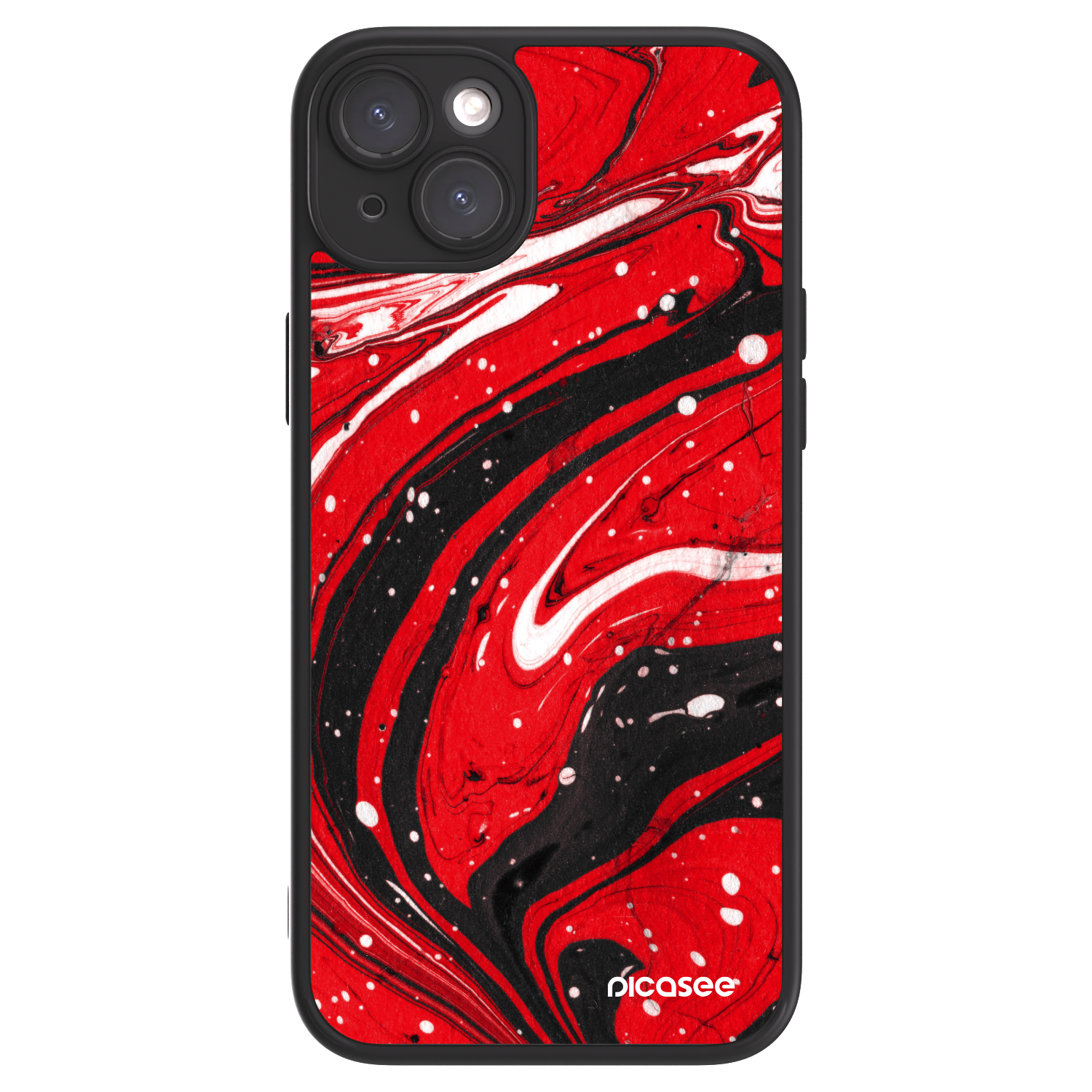 Picasee ULTIMATE CASE για Apple iPhone 15 Plus - Red black