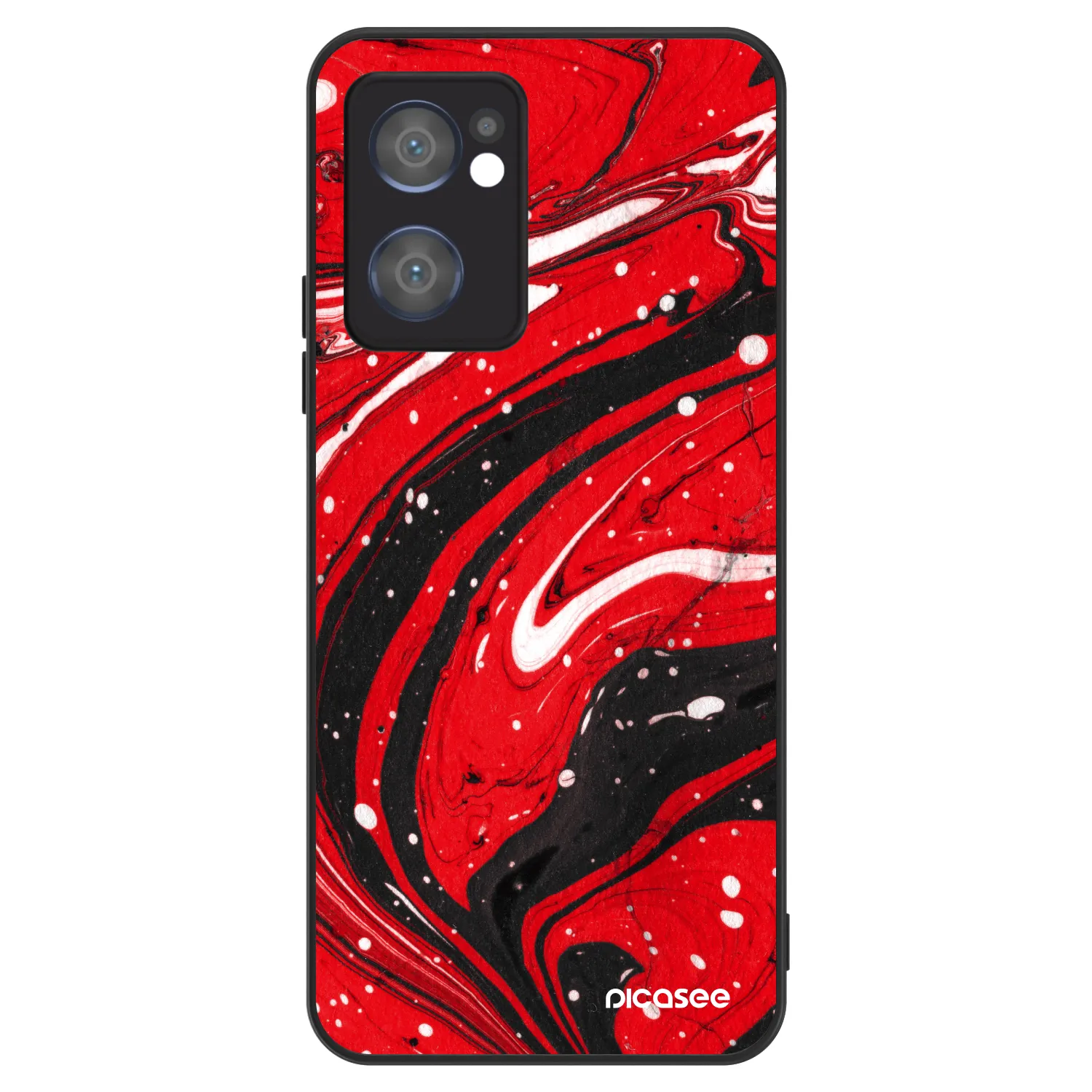 Picasee ULTIMATE CASE για OPPO Reno 7 5G - Red black