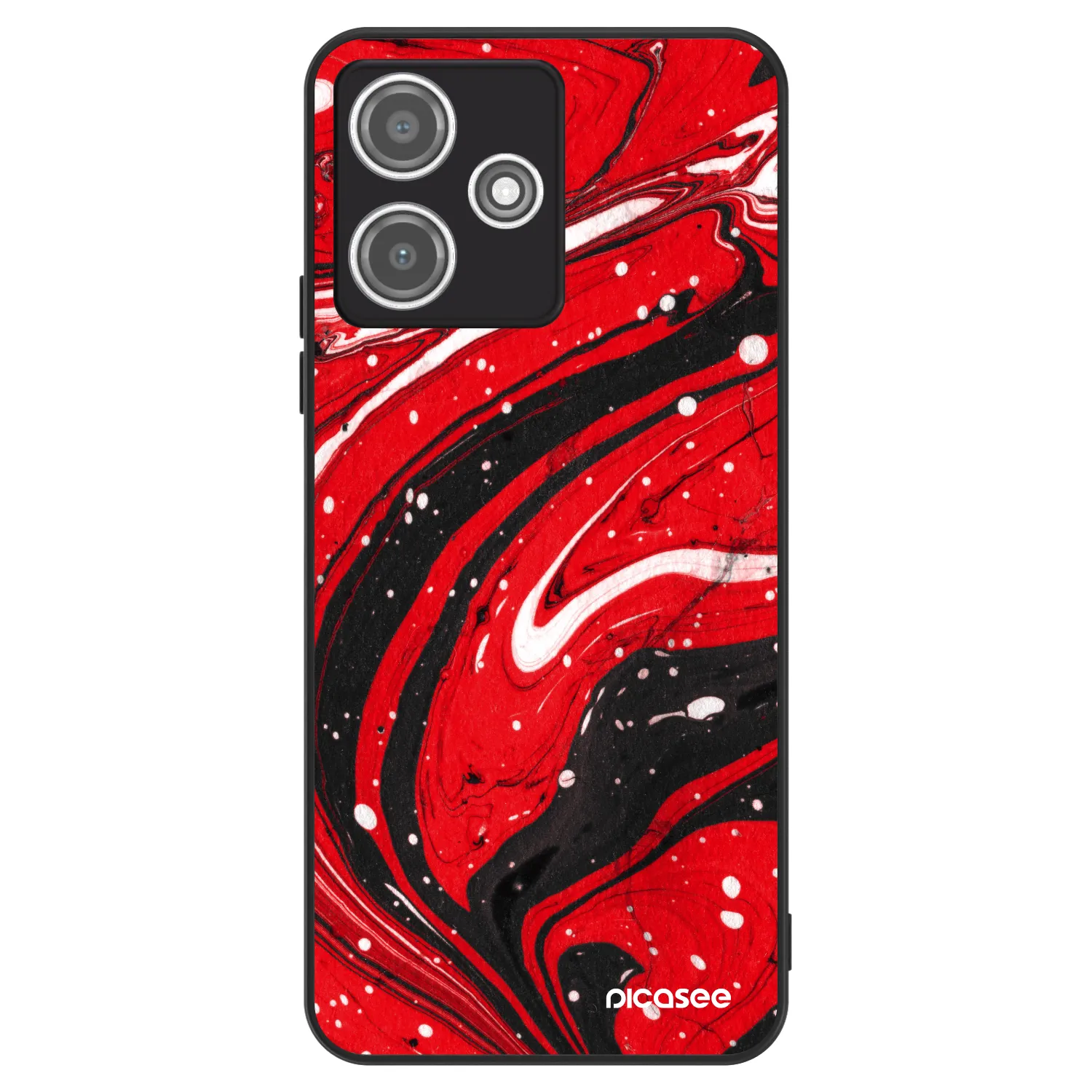 Picasee ULTIMATE CASE για Xiaomi Redmi 12 5G - Red black