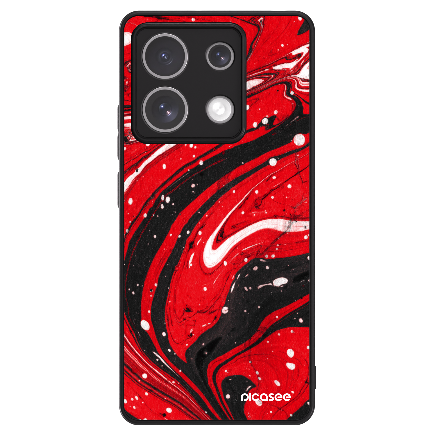 Picasee ULTIMATE CASE για Xiaomi Redmi Note 13 5G - Red black