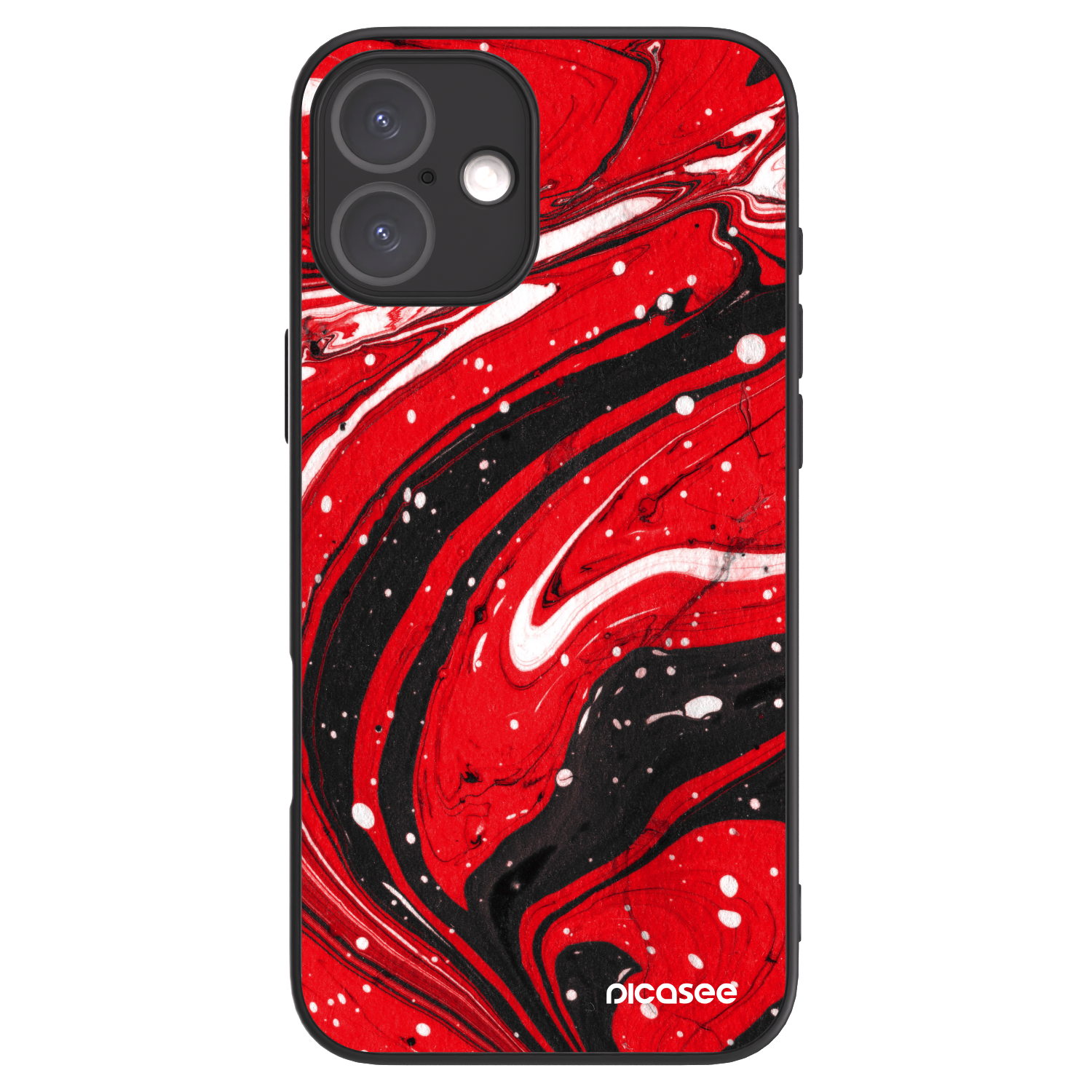 Picasee ULTIMATE CASE για Apple iPhone 16 Plus - Red black