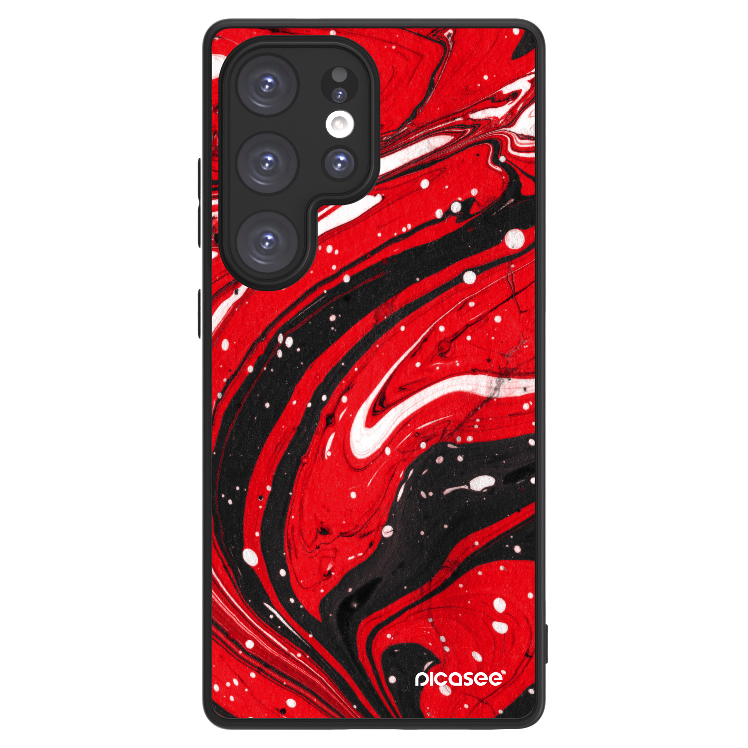 Picasee ULTIMATE CASE για Samsung Galaxy S25 Ultra 5G - Red black