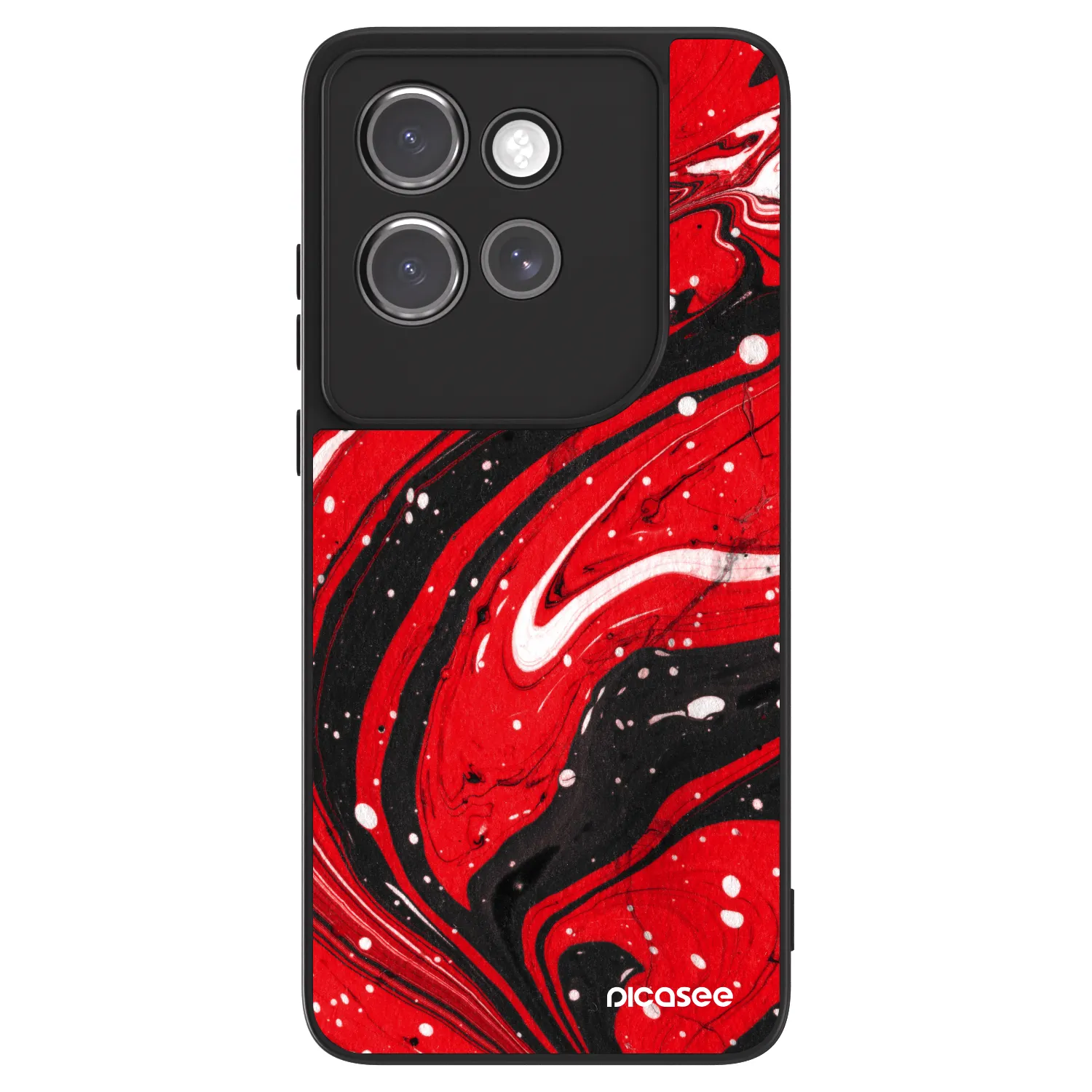 Picasee ULTIMATE CASE για Motorola Edge 50 Neo - Red black