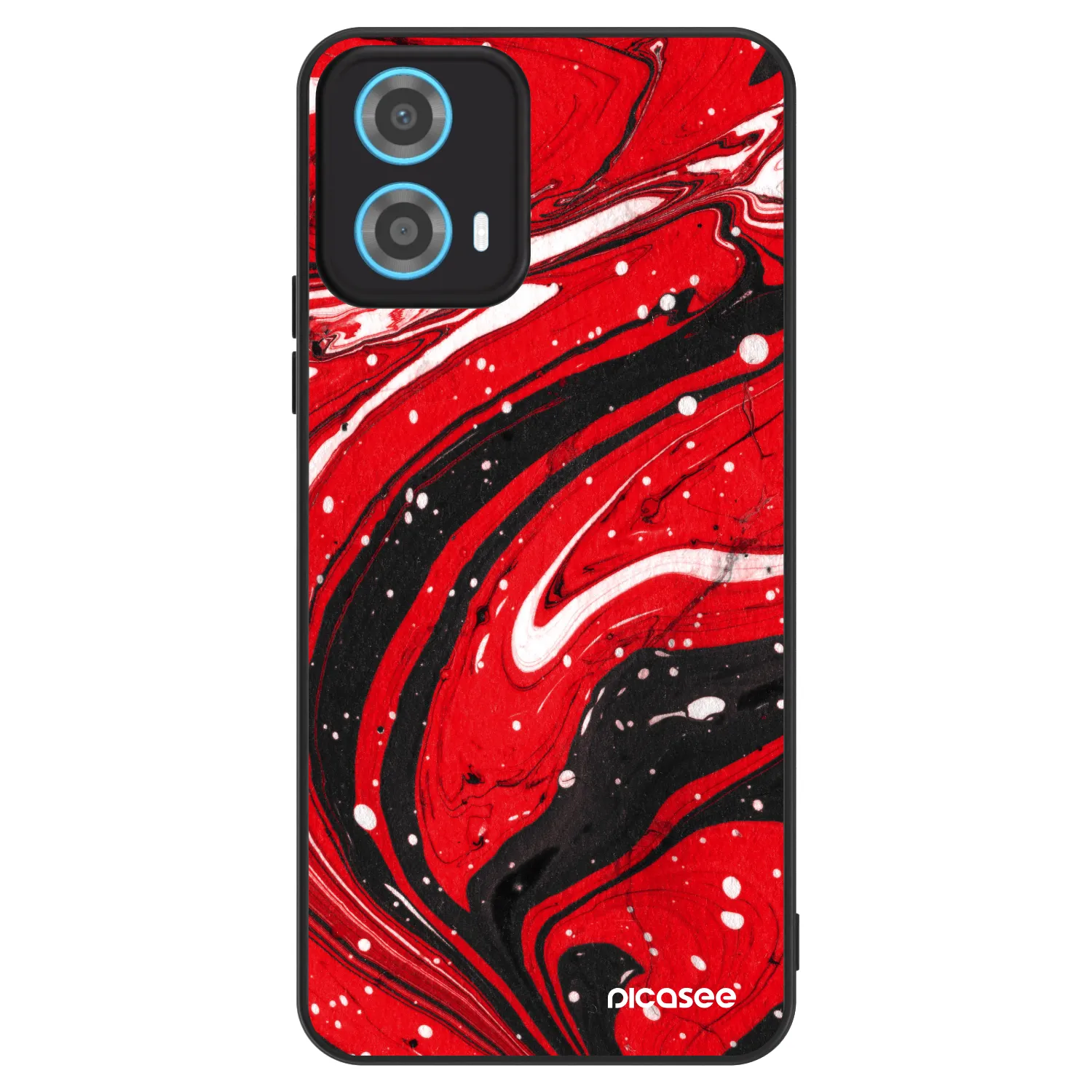 Picasee ULTIMATE CASE για Motorola Moto G34 5G - Red black