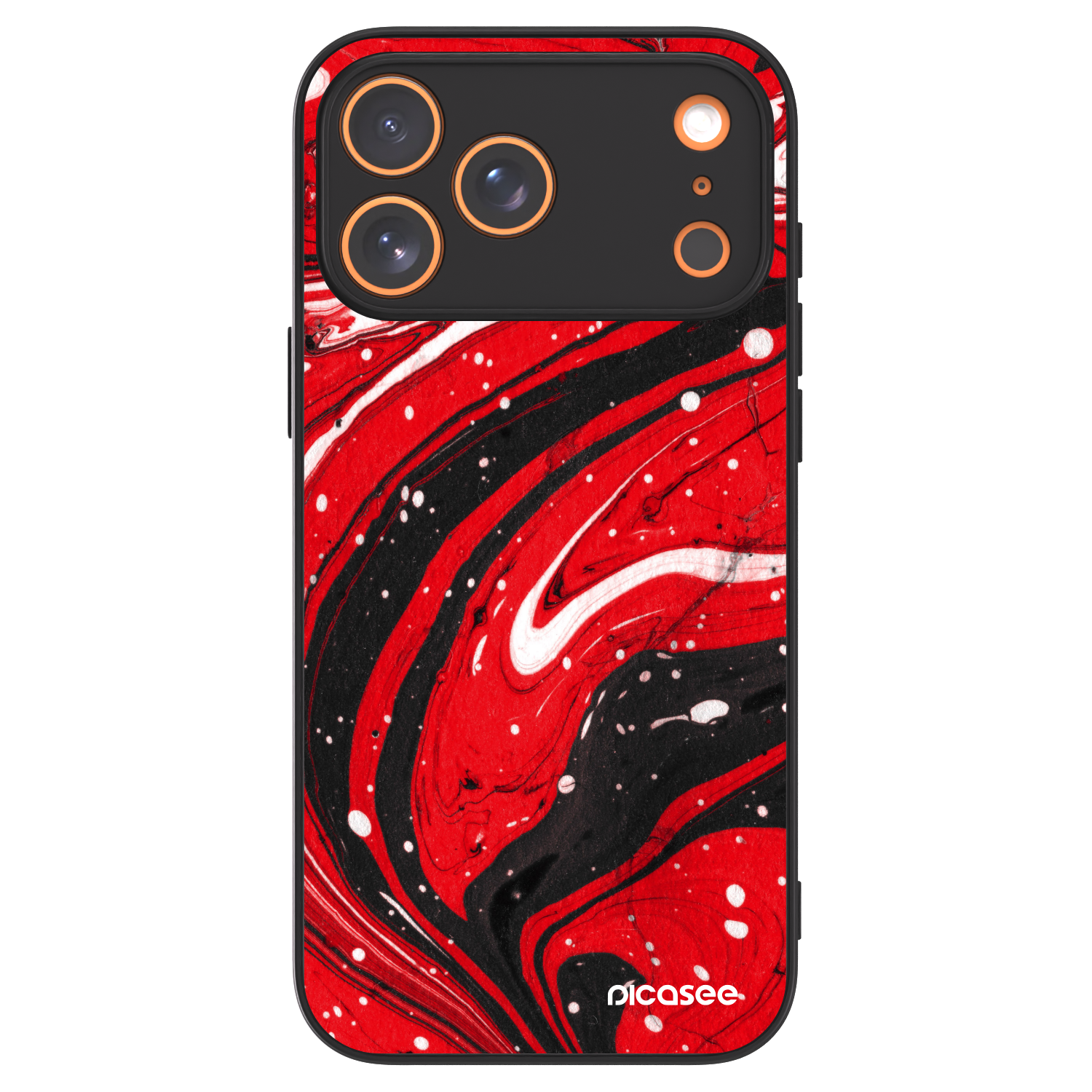 Picasee ULTIMATE CASE MagSafe pro Apple iPhone 17 Pro Max - Red black