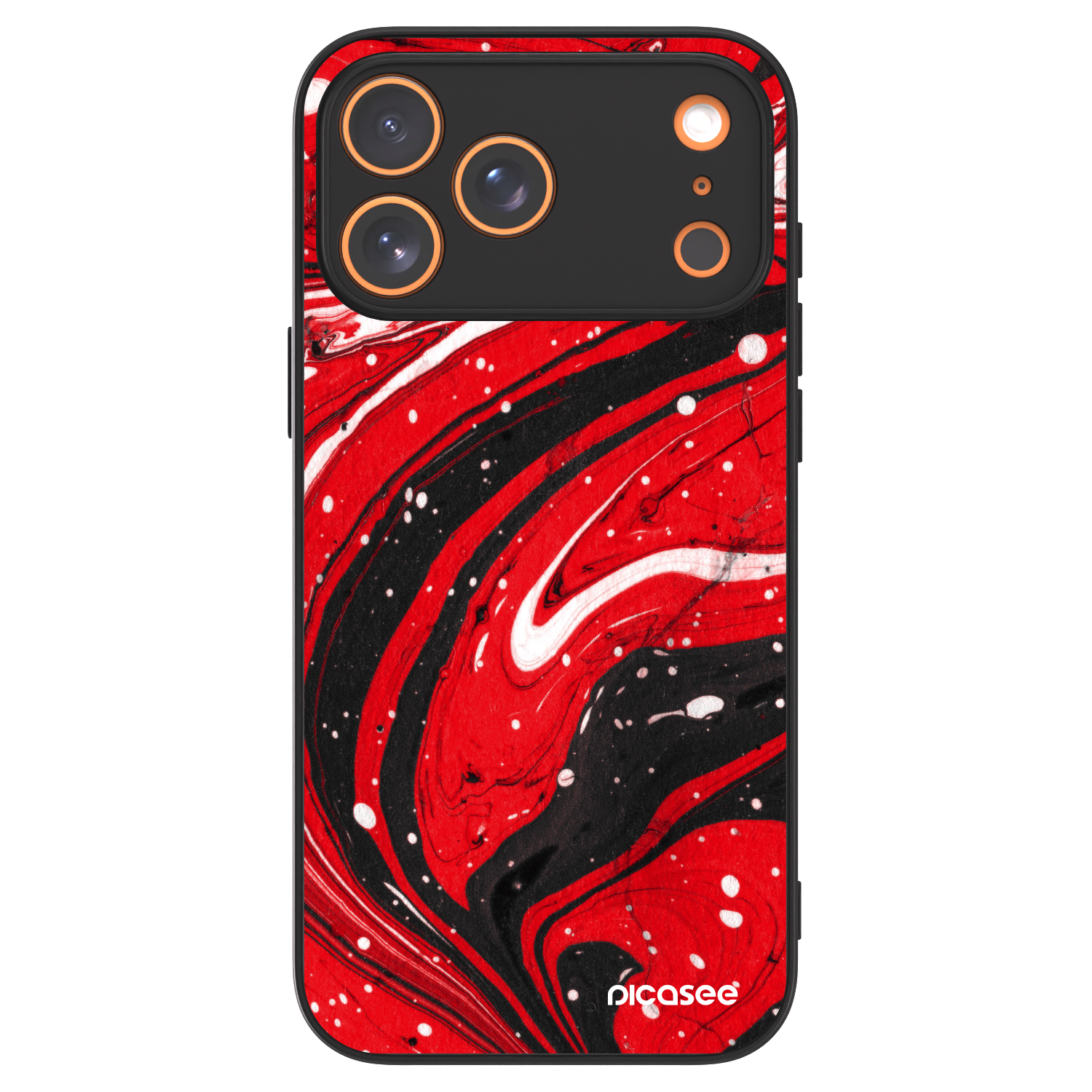 Picasee ULTIMATE CASE για Apple iPhone 17 Pro Max - Red black