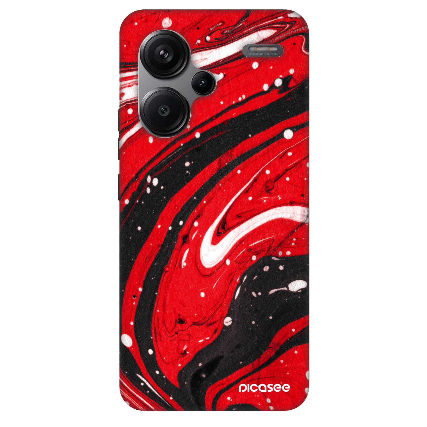 Picasee Fashion Case για Xiaomi Redmi Note 13 Pro+ 5G - Red black