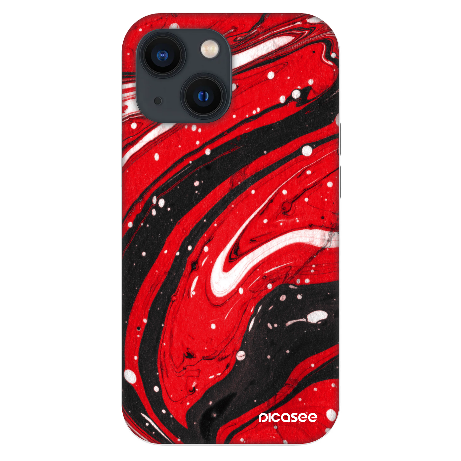 Picasee Fashion Case για Apple iPhone 13 mini - Red black