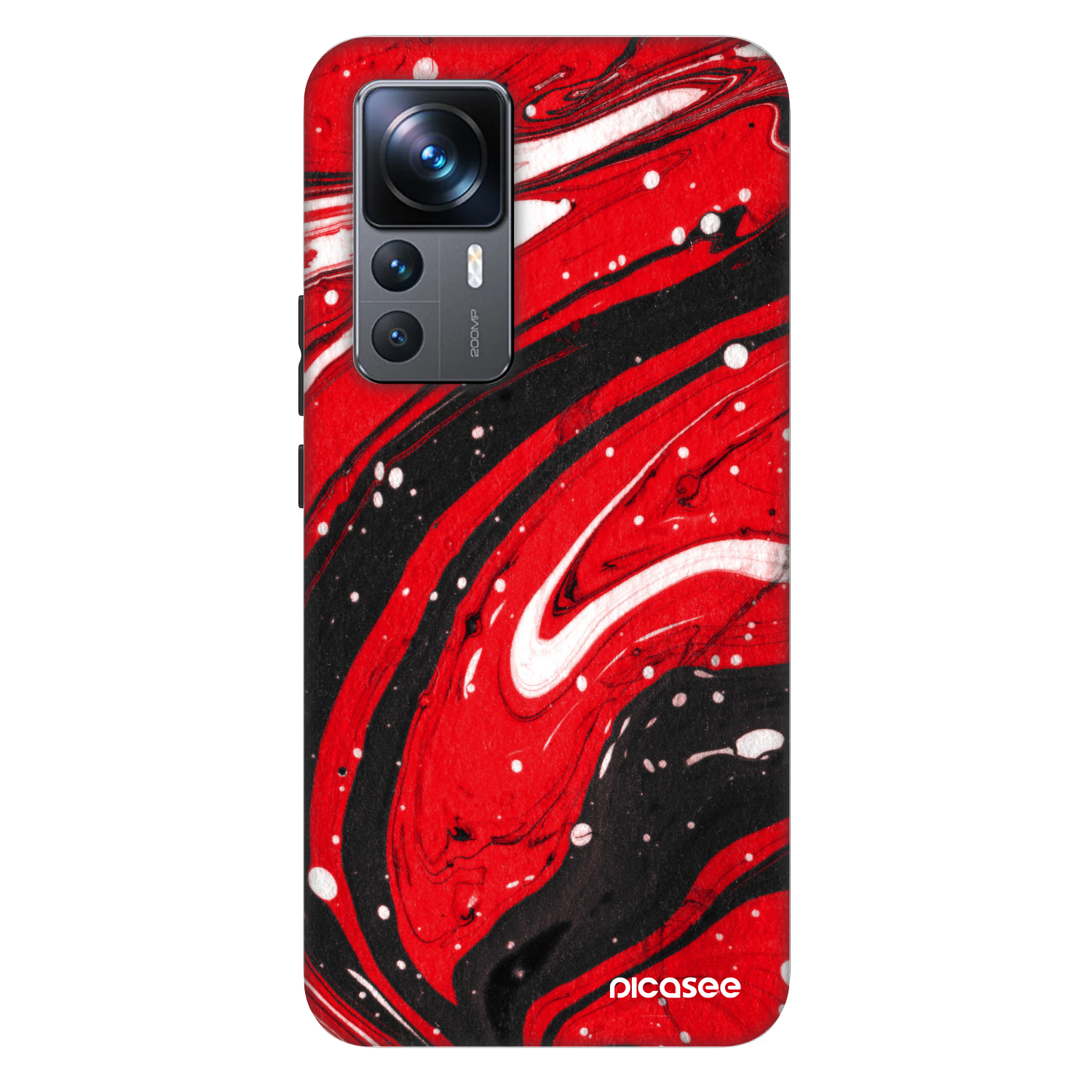 Picasee Fashion Case για Xiaomi 12T Pro - Red black