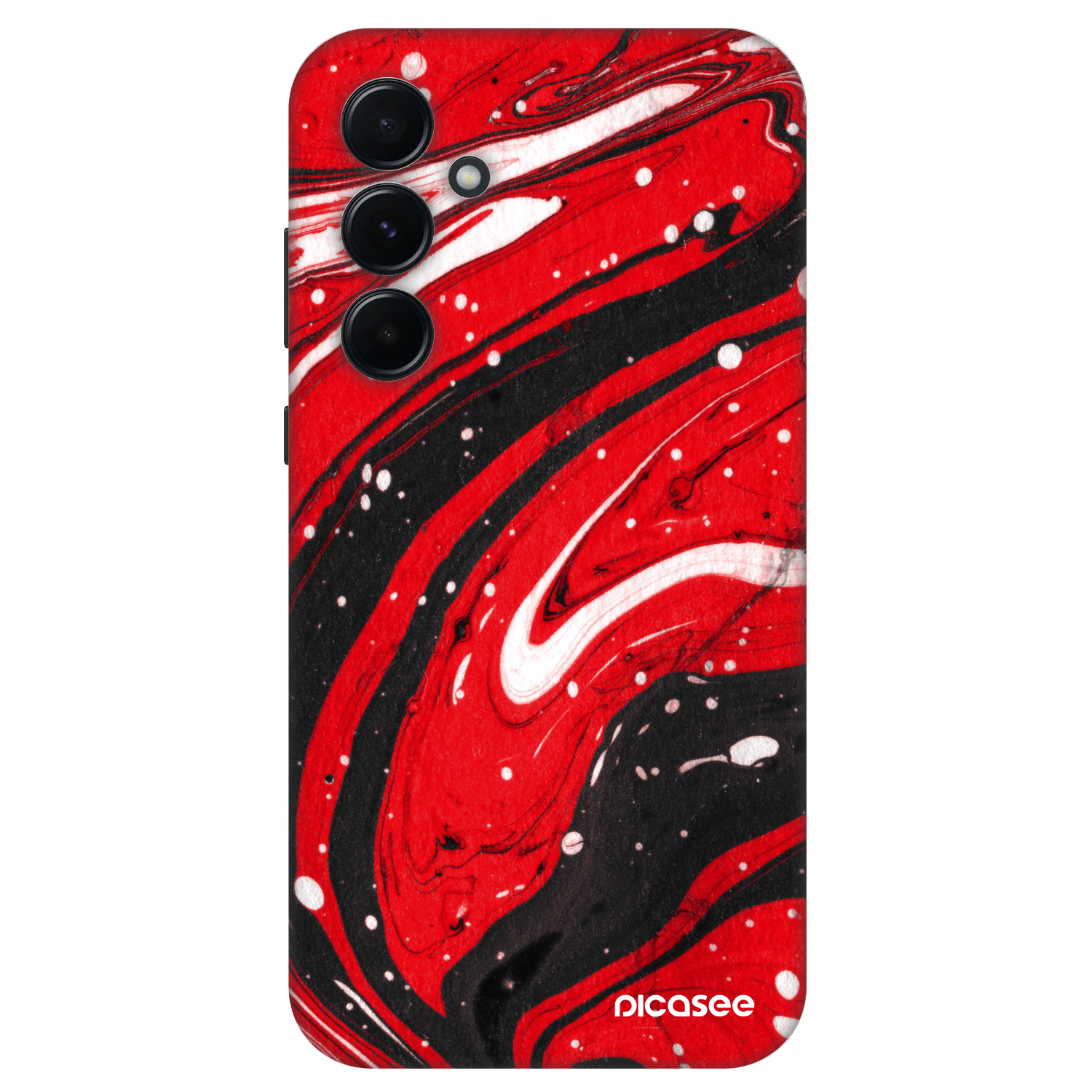 Picasee Fashion Case για Samsung Galaxy A55 5G A556B - Red black