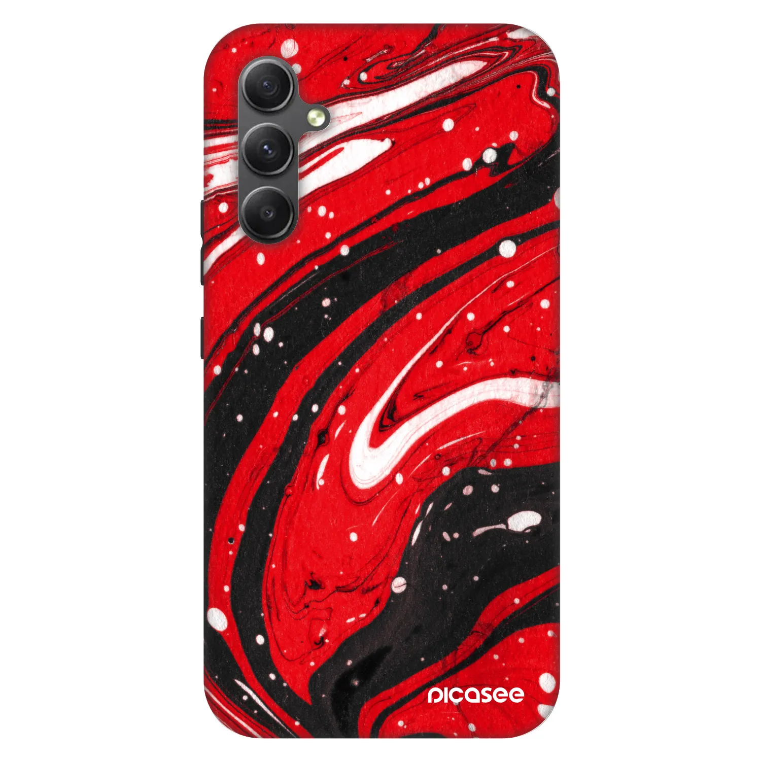 Picasee Fashion Case για Samsung Galaxy A34 5G A346B - Red black