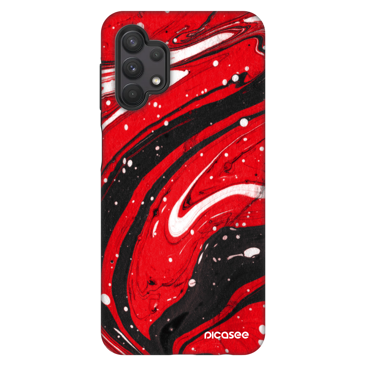 Picasee Fashion Case για Samsung Galaxy A32 5G A326B - Red black