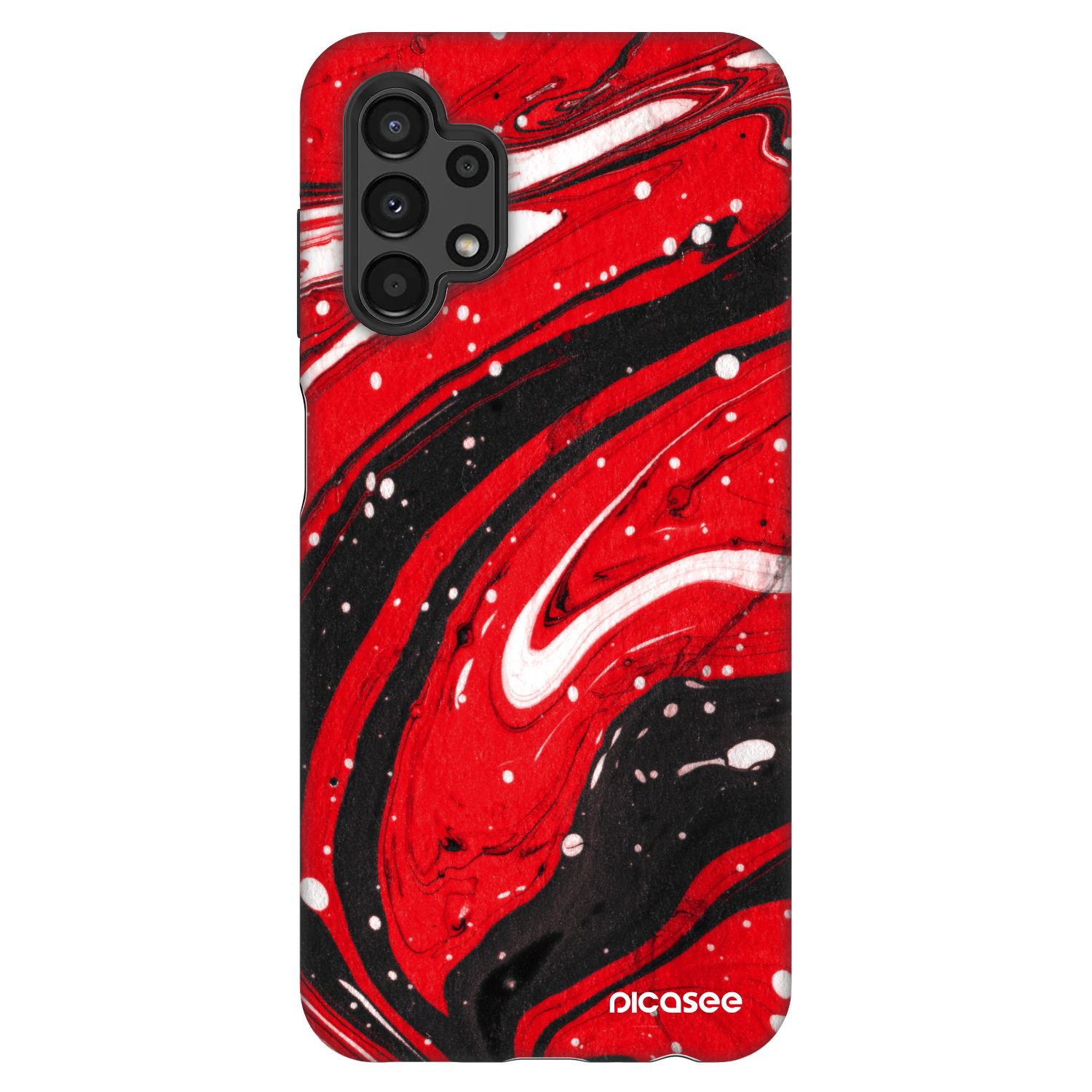 Picasee Fashion Case για Samsung Galaxy A13 4G A135 - Red black