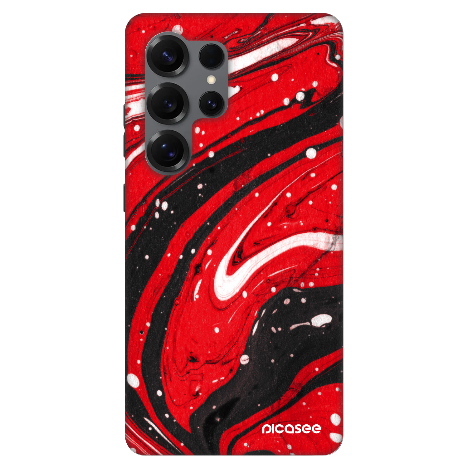 Picasee Fashion Case PowerShare pro Samsung Galaxy S25 Ultra 5G - Red black