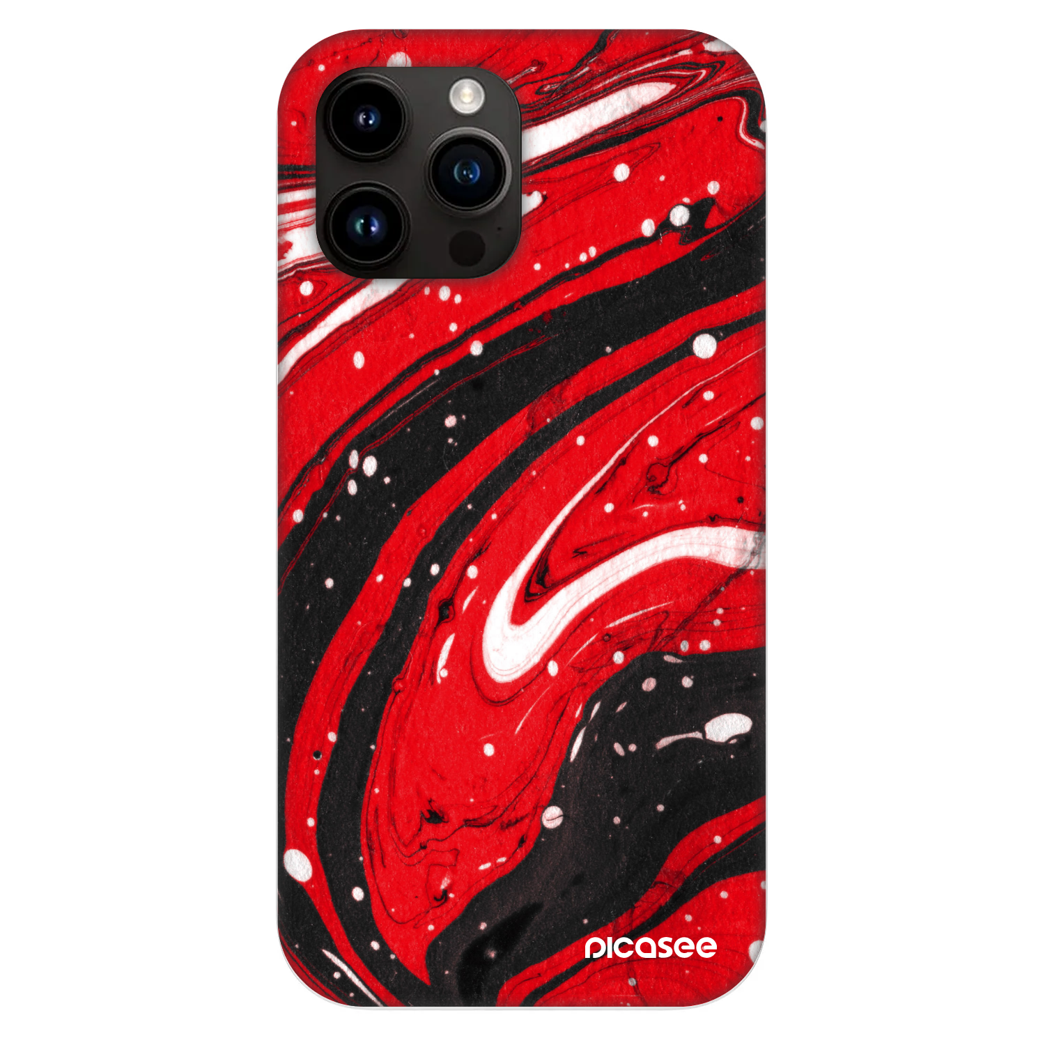 Picasee Fashion Case MagSafe για Apple iPhone 13 Pro Max - Red black