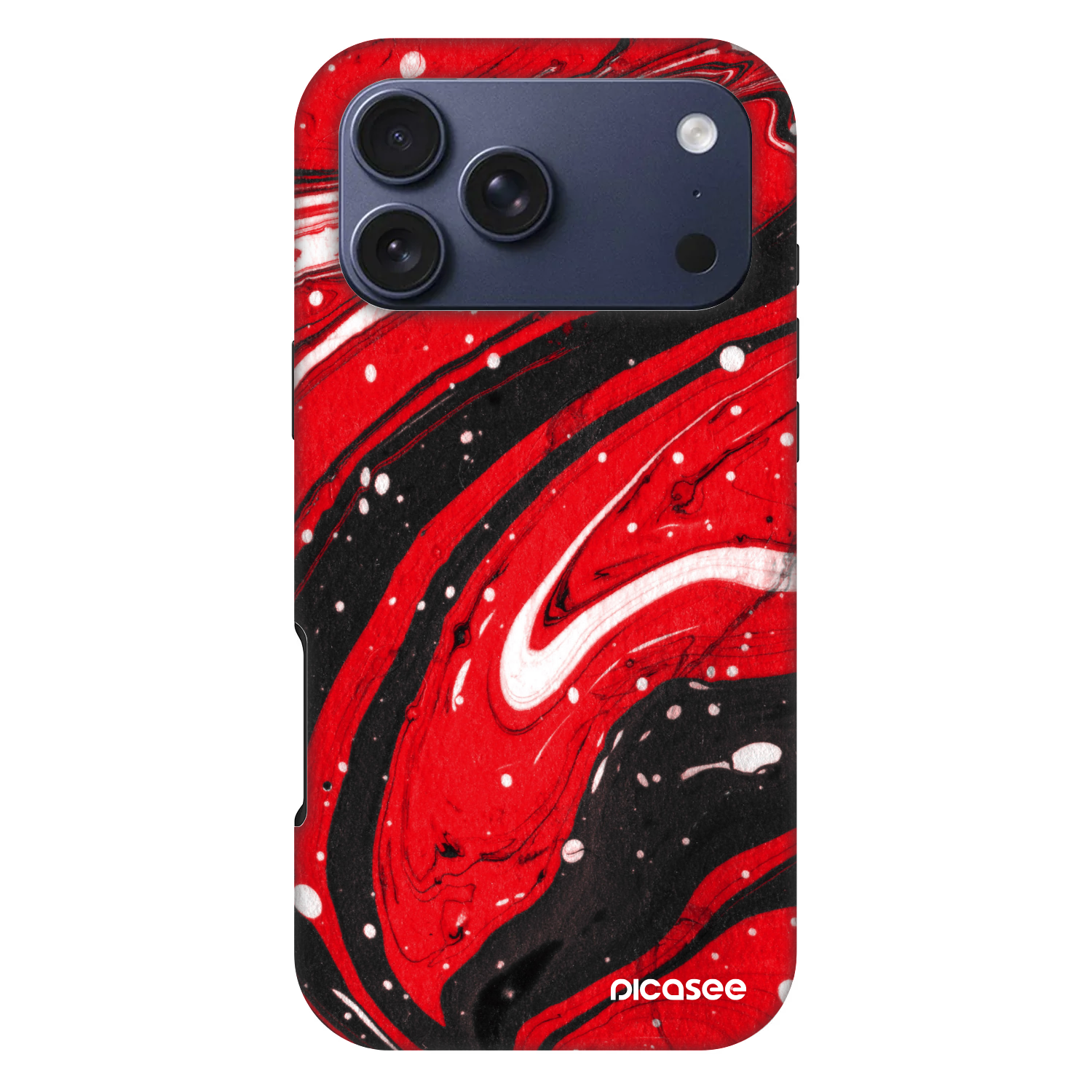 Picasee Fashion Case MagSafe για Apple iPhone 17 Pro Max - Red black