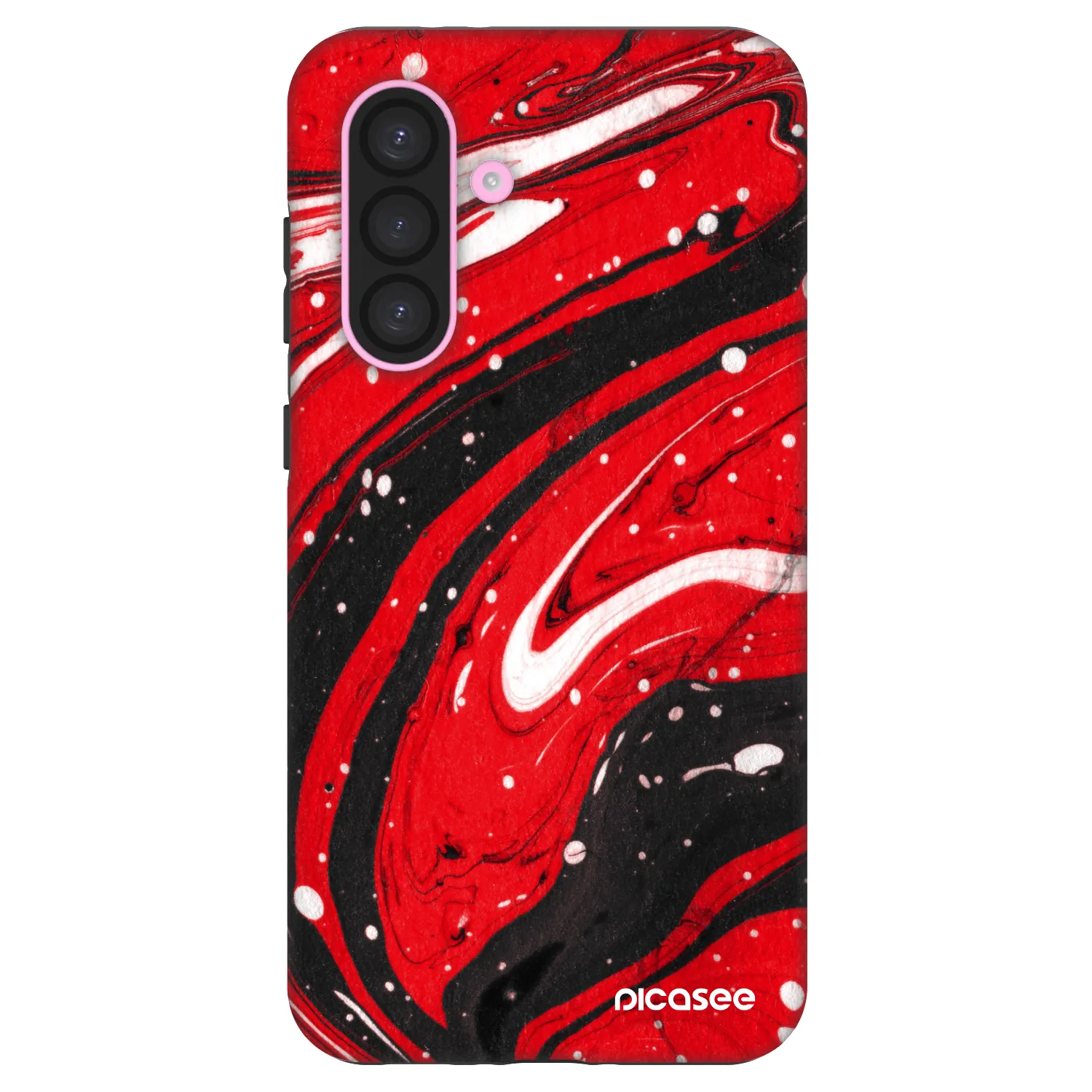 Picasee Fashion Case για Samsung Galaxy A56 5G A566B - Red black