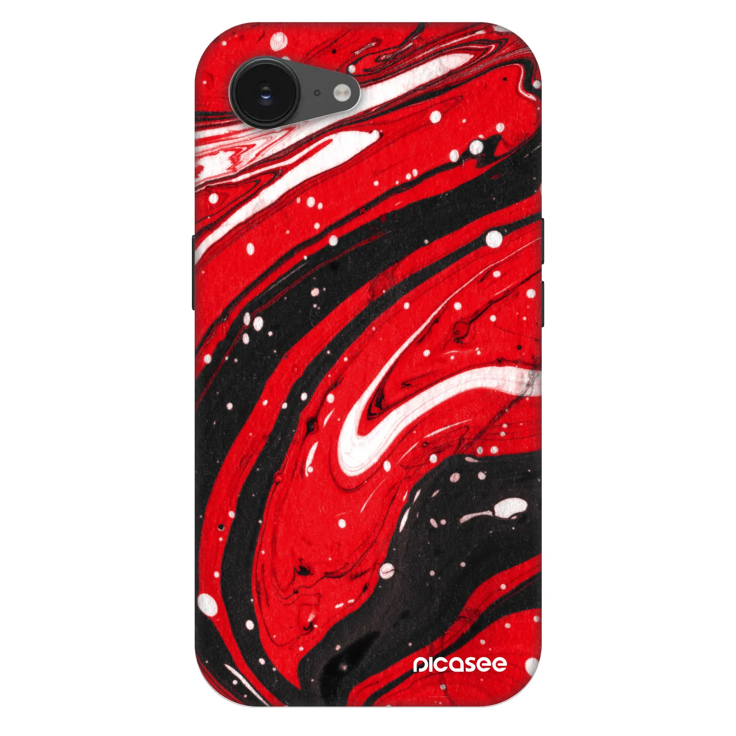 Picasee Fashion Case MagSafe για Apple iPhone 17e - Red black