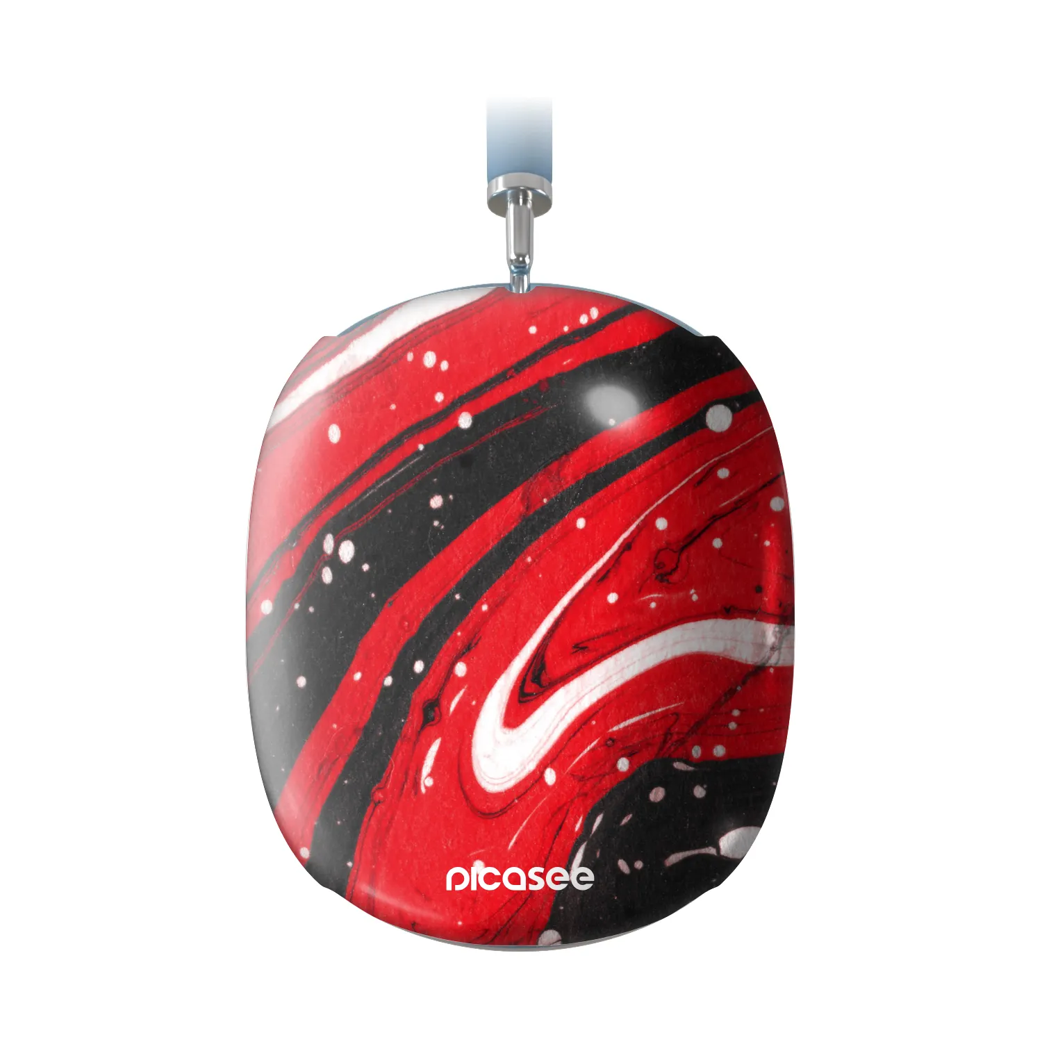 Picasee Obal pro Apple AirPods Max - Red black