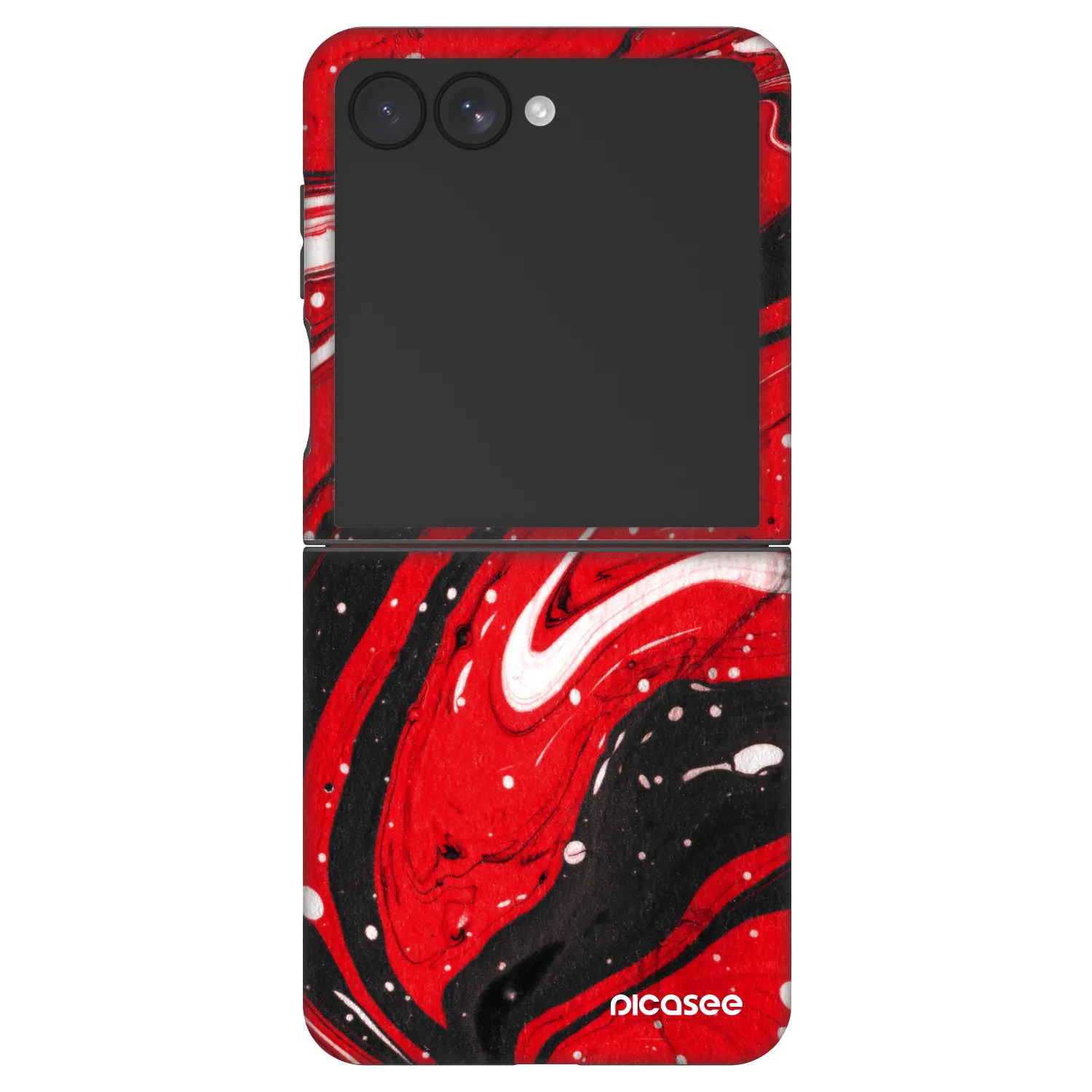 Picasee Fashion Case για Samsung Galaxy Z Flip7 5G - Red black