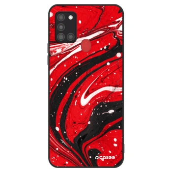 Θήκη για Samsung Galaxy A21s - Red black