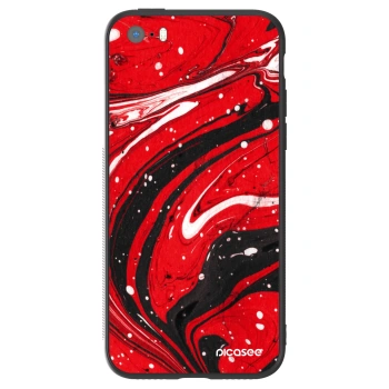 Θήκη για Apple iPhone 5/5S/SE - Red black