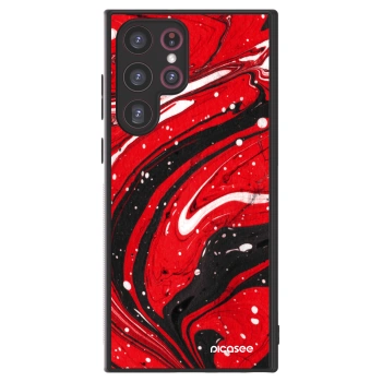Picasee ULTIMATE CASE για Samsung Galaxy S22 Ultra 5G - Red black