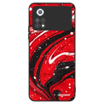 Θήκη για Xiaomi Poco X4 Pro 5G - Red black
