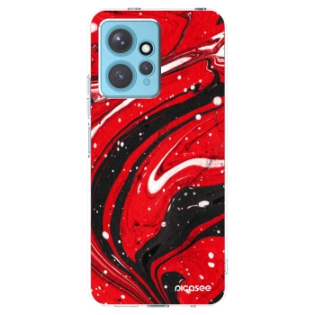 Picasee διαφανής θήκη σιλικόνης Xiaomi Redmi Note 12 4G - Red black