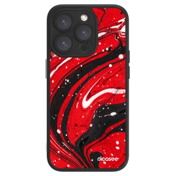 Picasee ULTIMATE CASE για Apple iPhone 15 Pro - Red black