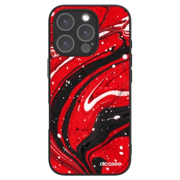 Picasee ULTIMATE CASE MagSafe pro Apple iPhone 16 Pro - Red black